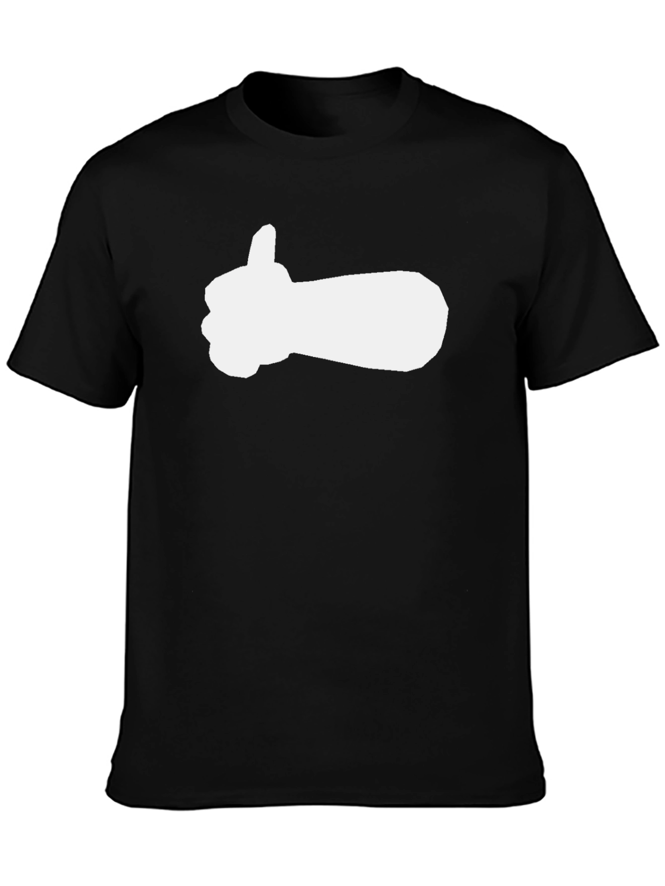 Thumbs Up Graphic Tee - Black Casual Shirt