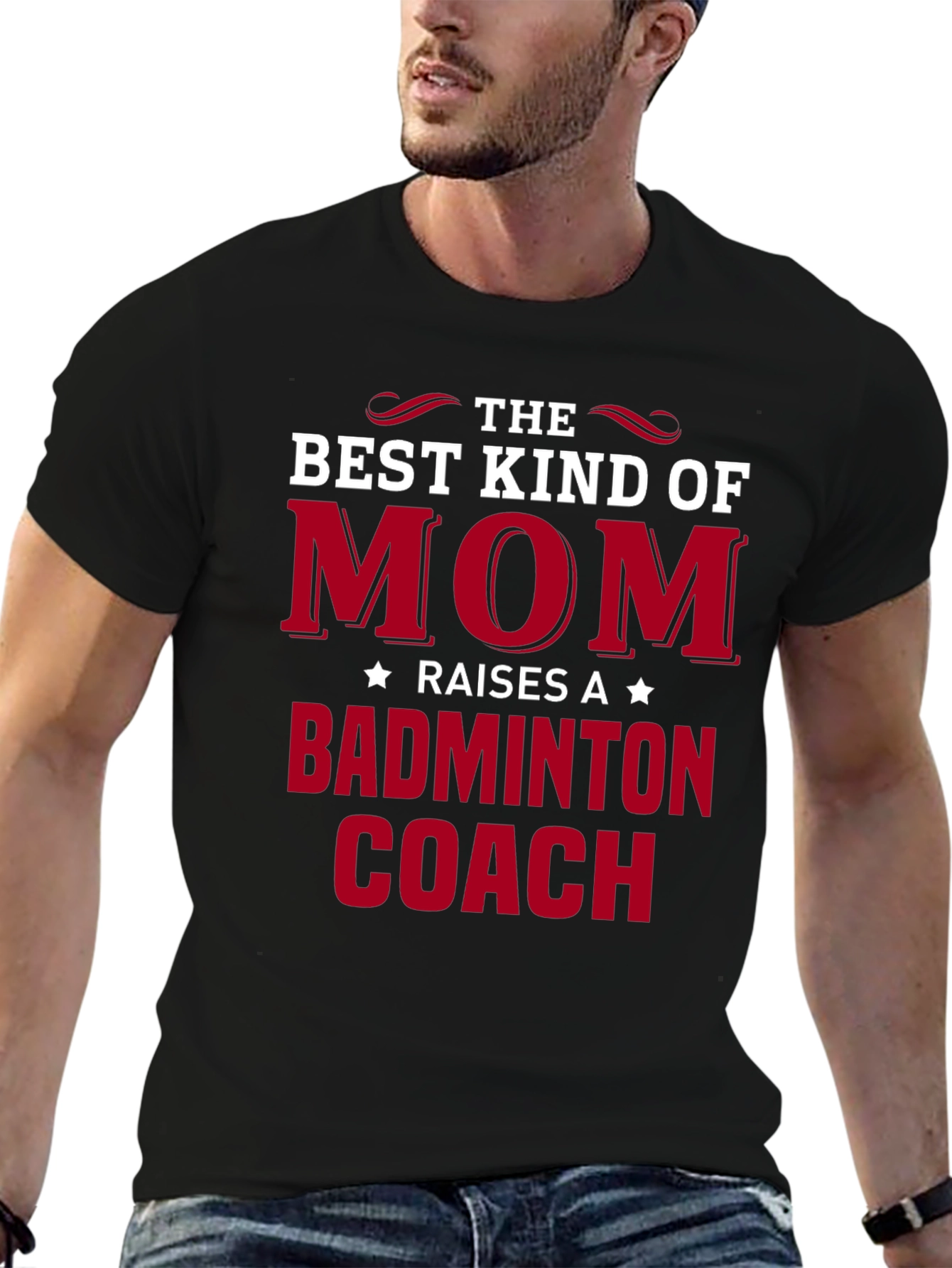 Best Kind of Mom Raises a Badminton Coach T-Shirt