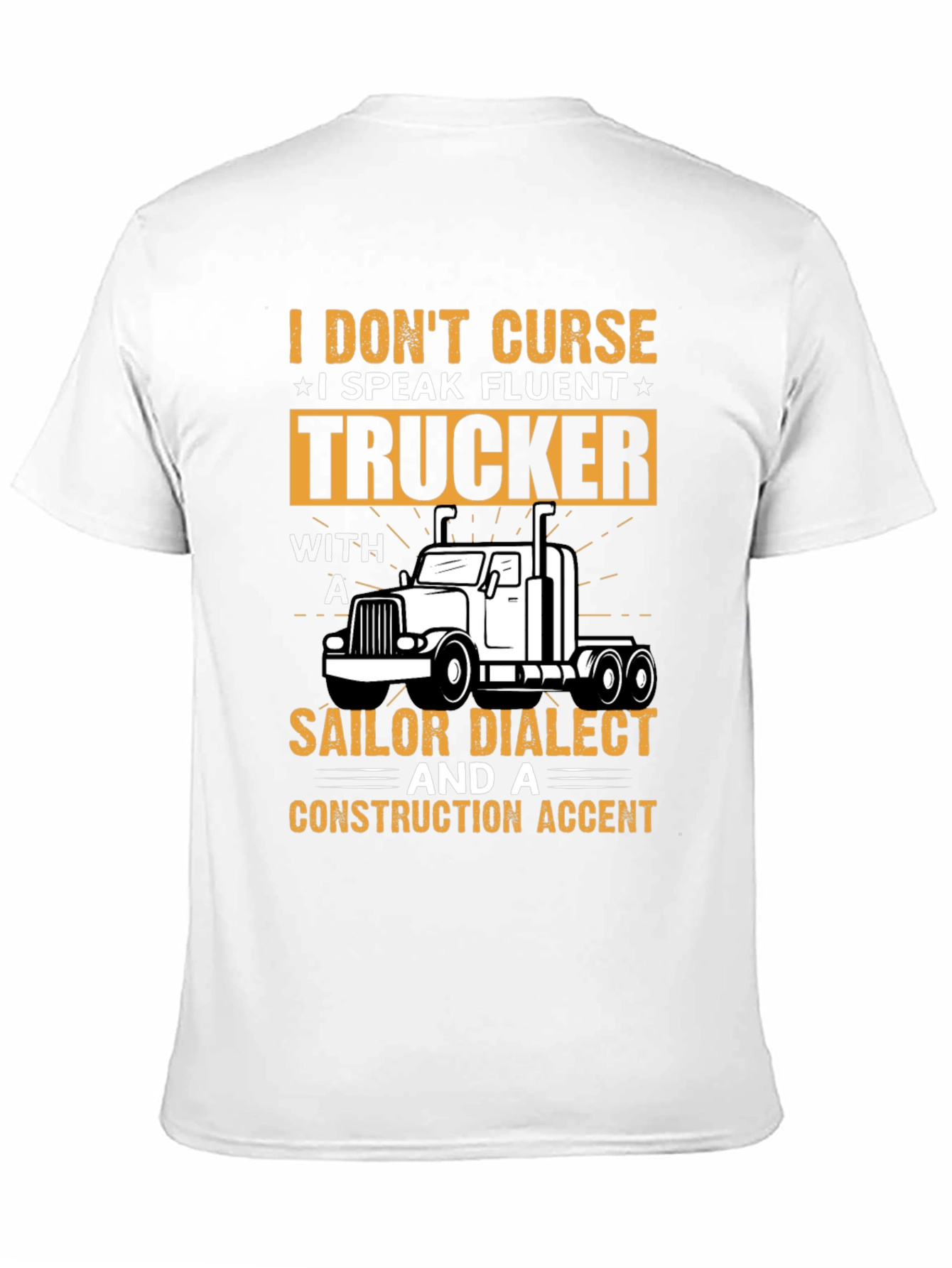 Fluent Trucker Graphic Tee - Funny Driver T-Shirt