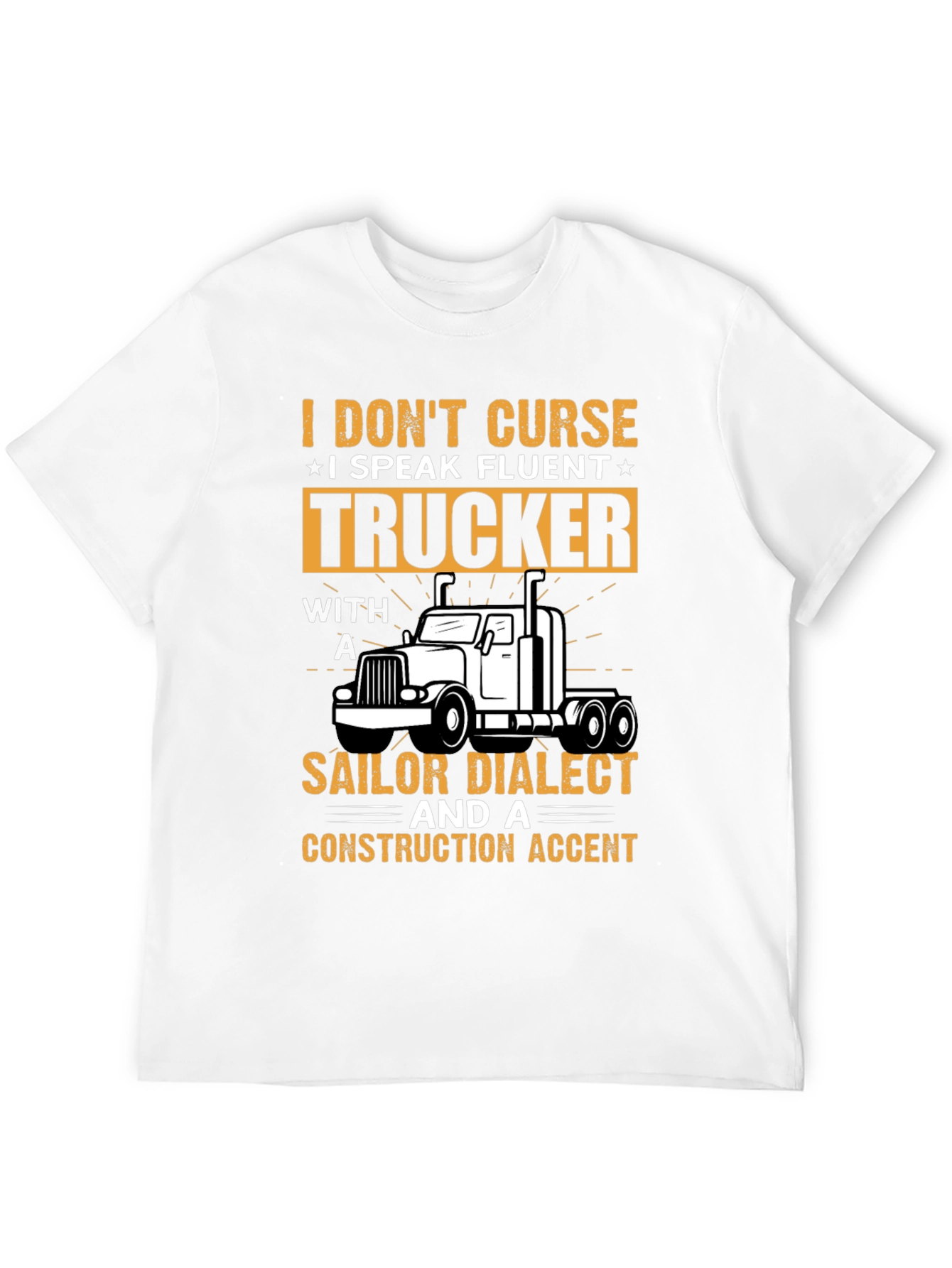 Fluent Trucker Graphic Tee - Funny Driver T-Shirt
