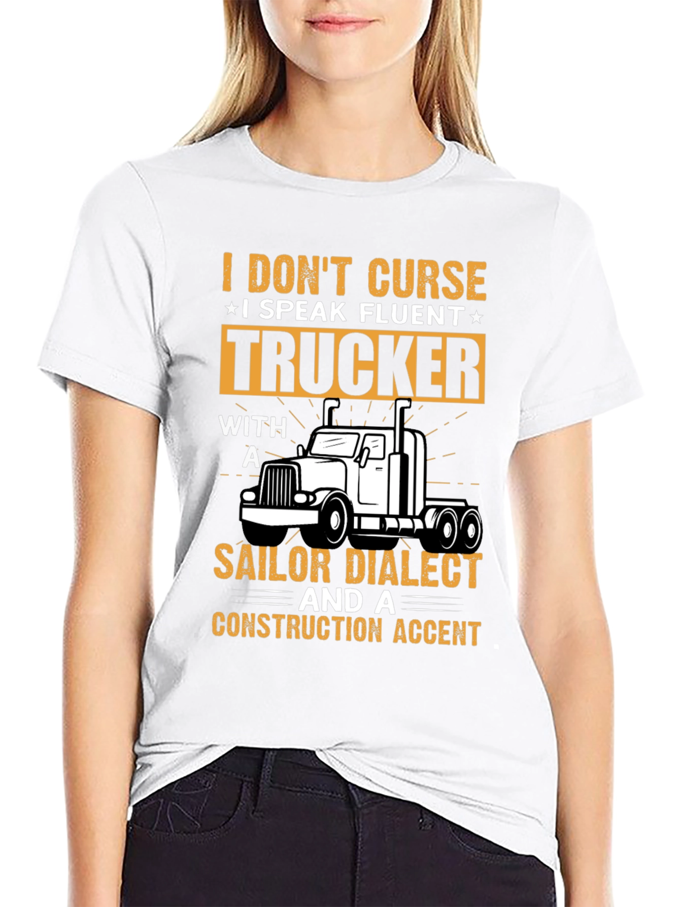 Fluent Trucker Graphic Tee - Funny Driver T-Shirt