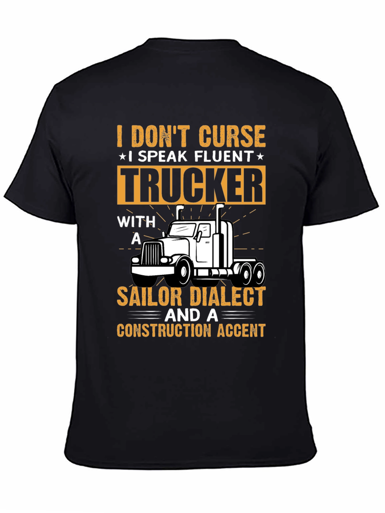 Fluent Trucker Graphic Tee - Funny Driver T-Shirt