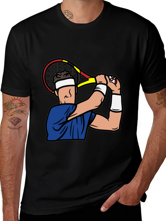 Tennis Player Graphic T-Shirt