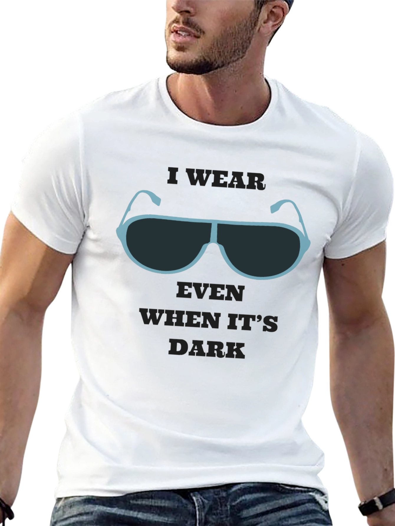 Sunglasses Graphic T-Shirt - Dark Humor Tee