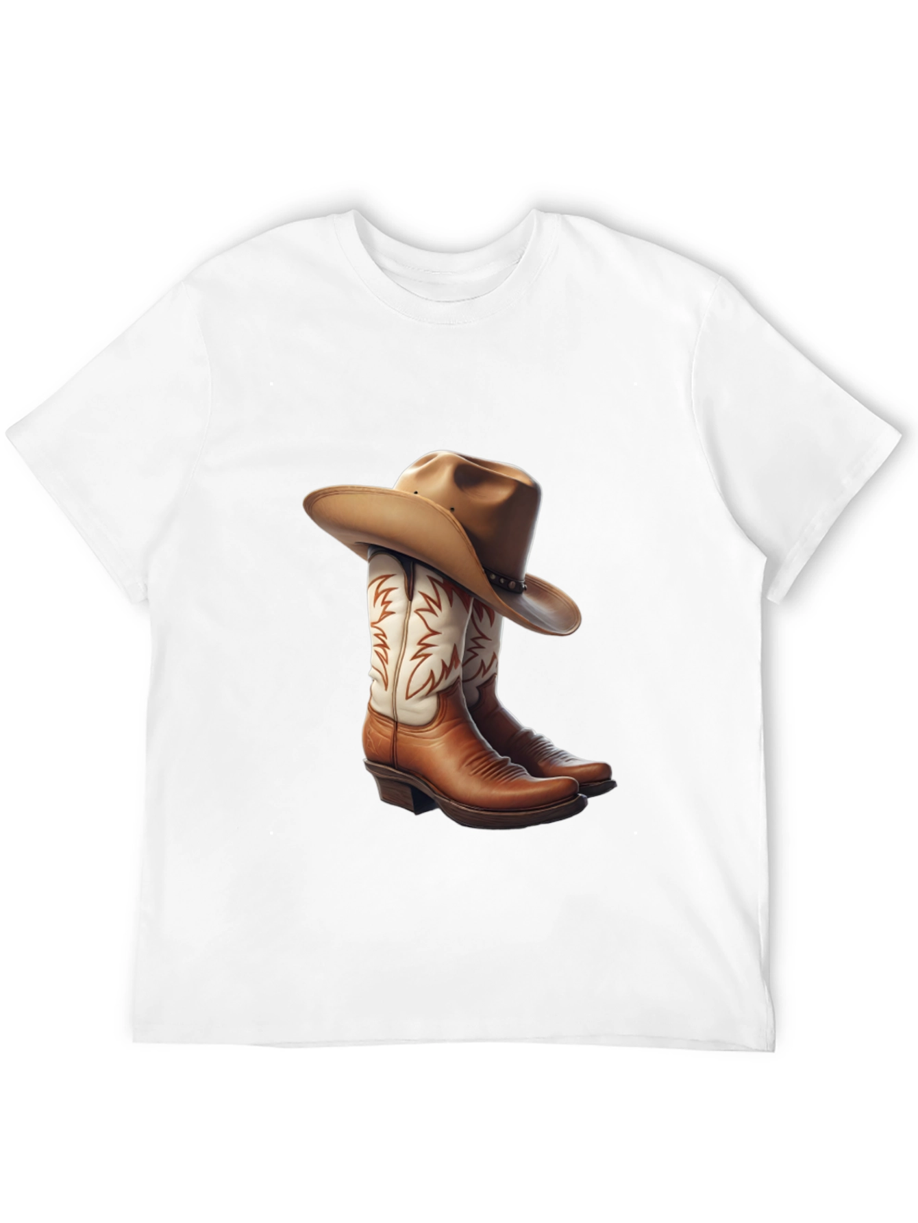 Cowboy Boots & Hat Graphic Tee