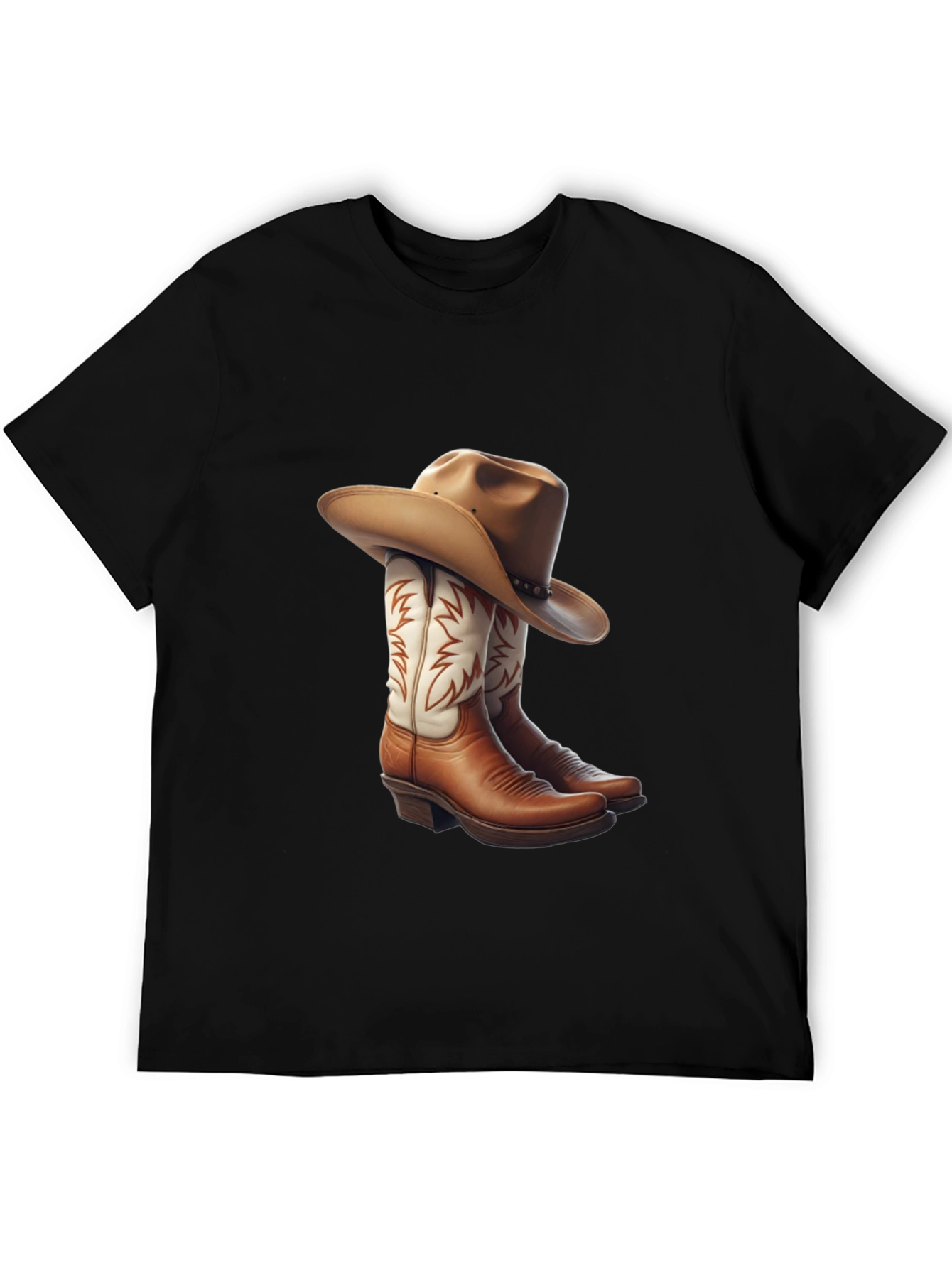 Cowboy Boots & Hat Graphic Tee