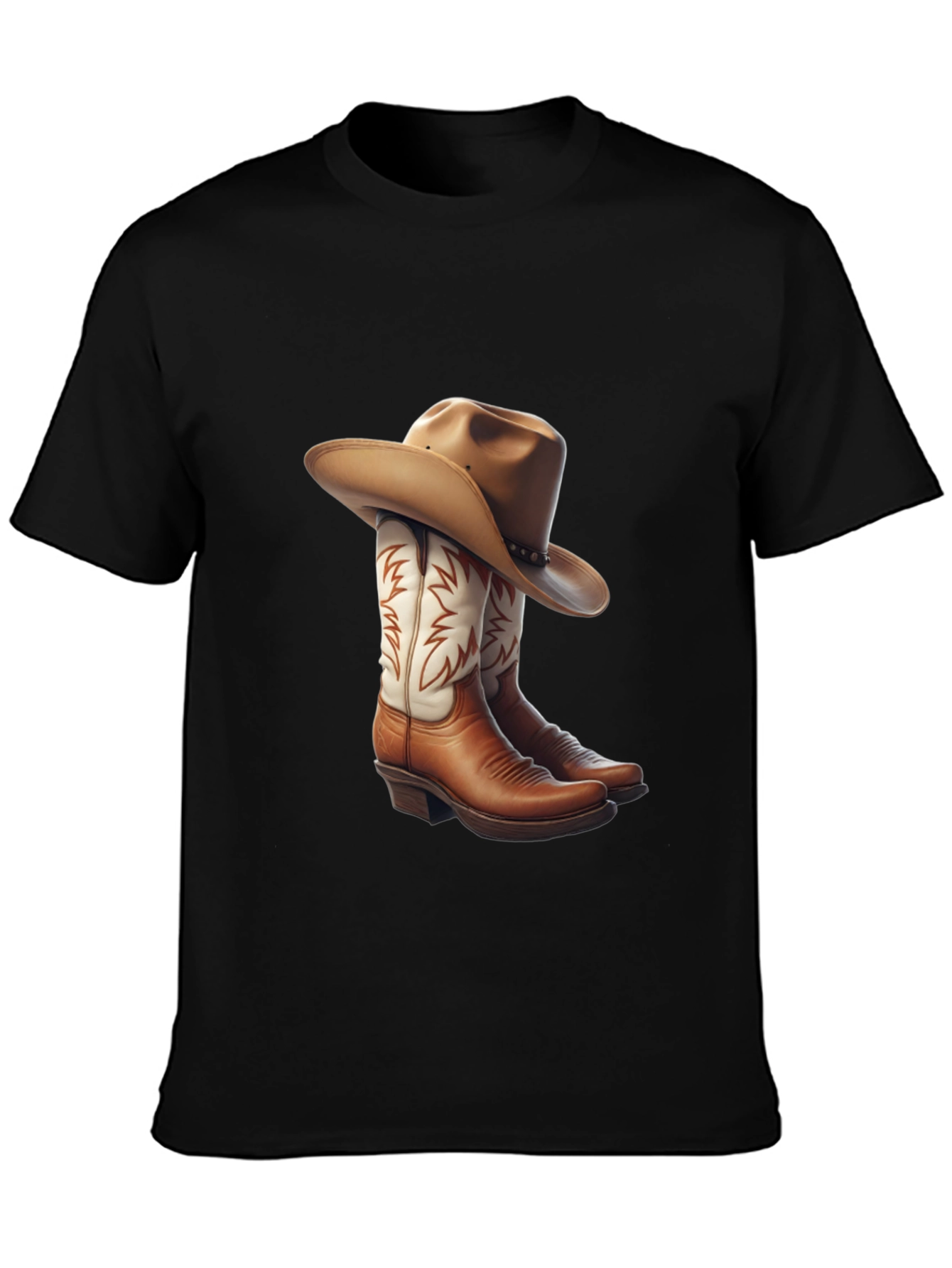 Cowboy Boots & Hat Graphic Tee