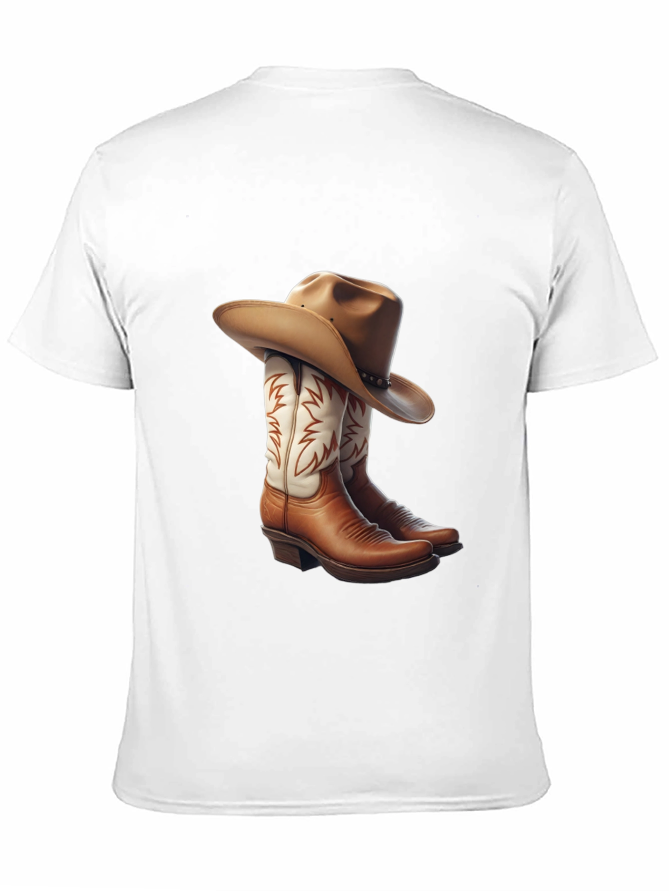 Cowboy Boots & Hat Graphic Tee