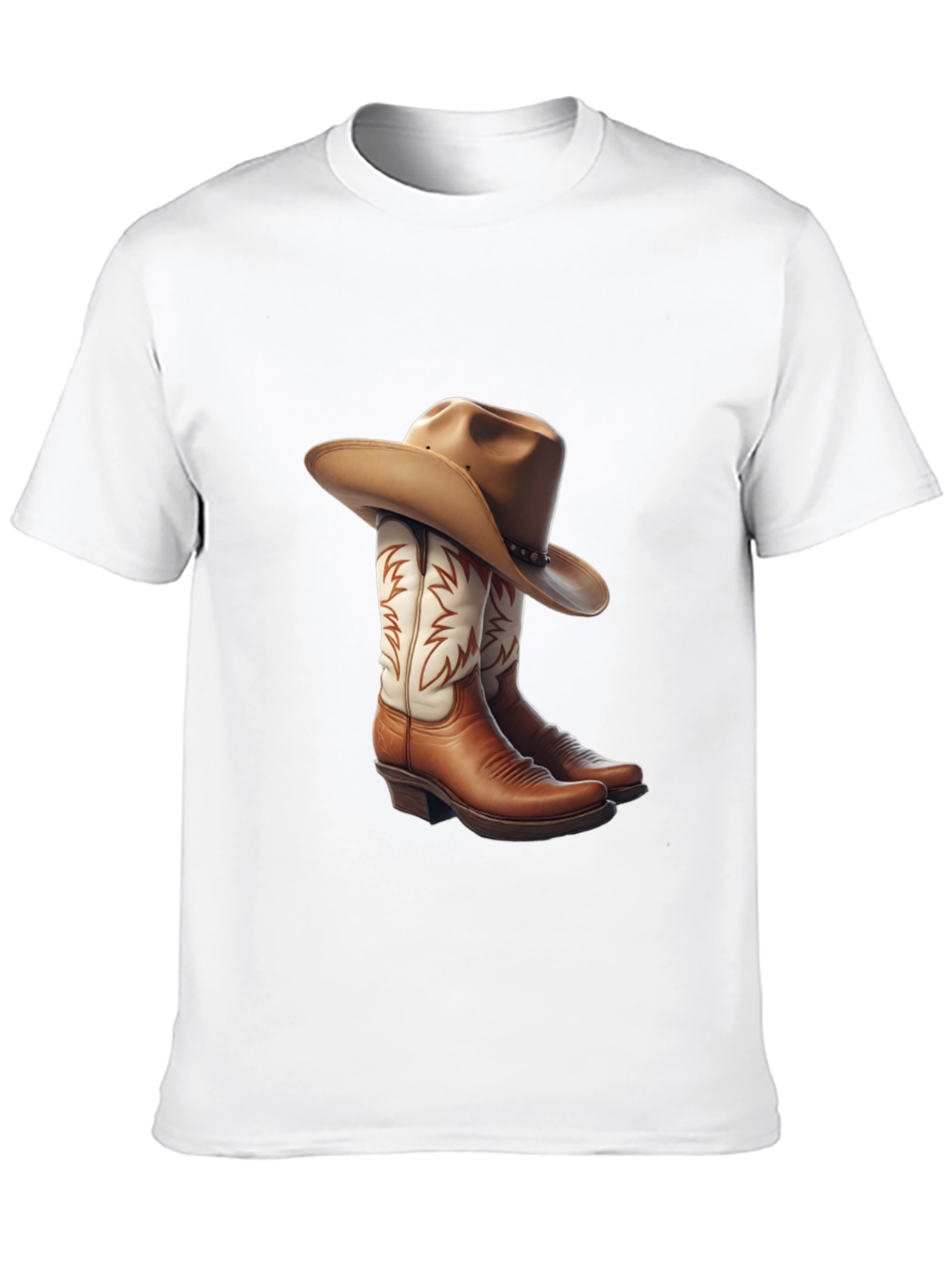 Cowboy Boots & Hat Graphic Tee