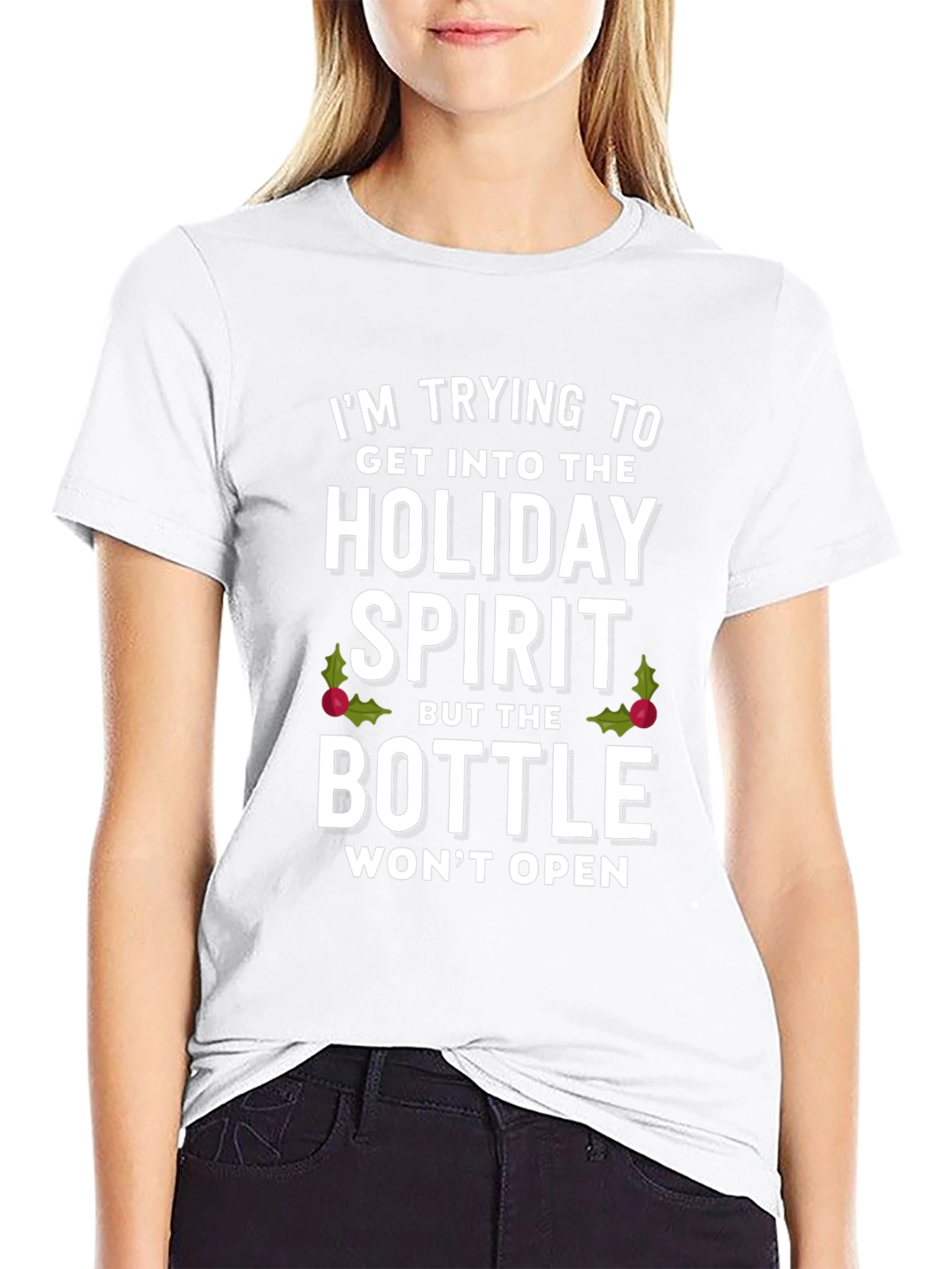 Holiday Spirit T-Shirt - Funny Christmas Gift