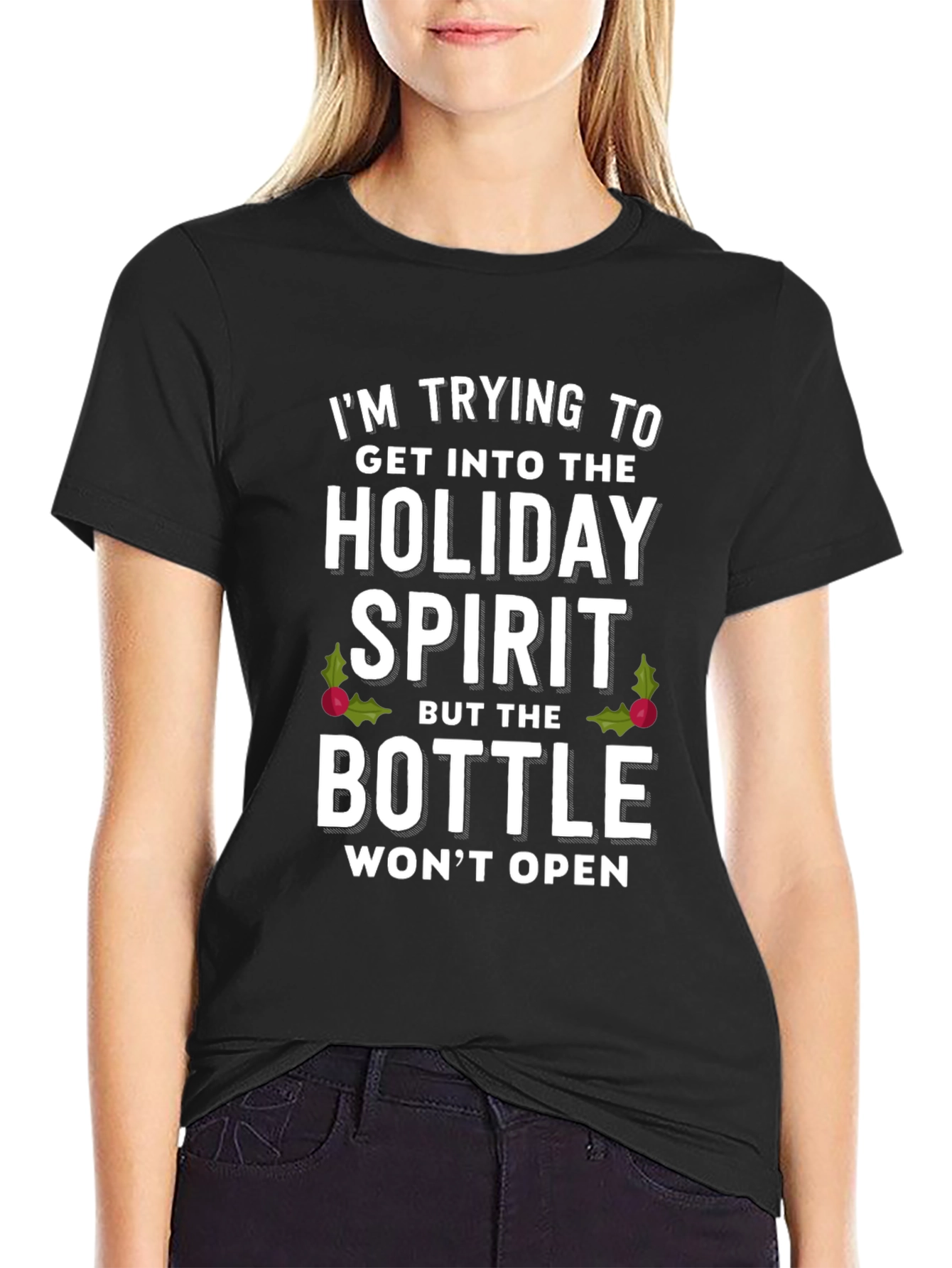 Holiday Spirit T-Shirt - Funny Christmas Gift