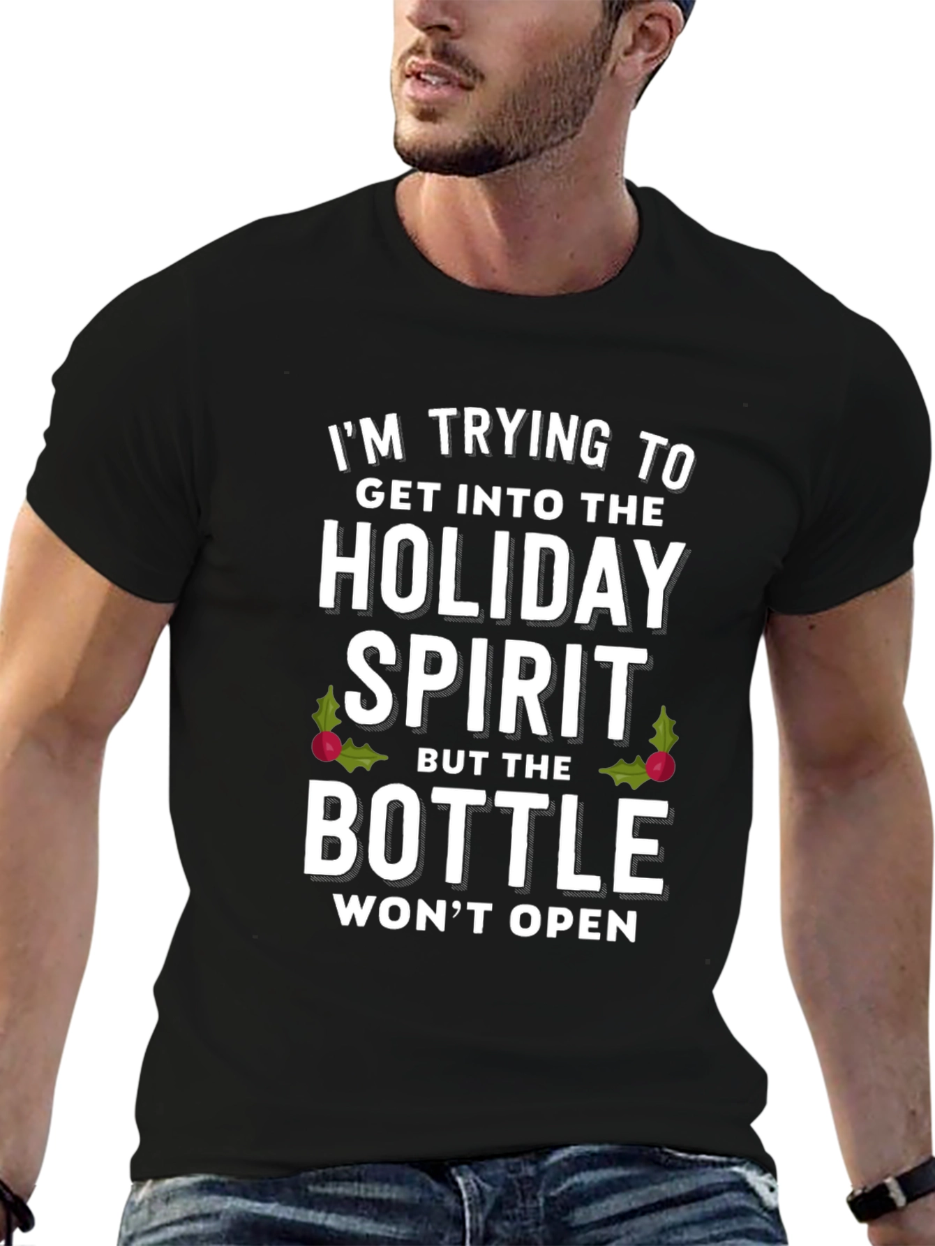 Holiday Spirit T-Shirt - Funny Christmas Gift