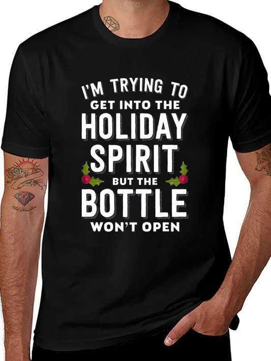 Holiday Spirit T-Shirt - Funny Christmas Gift