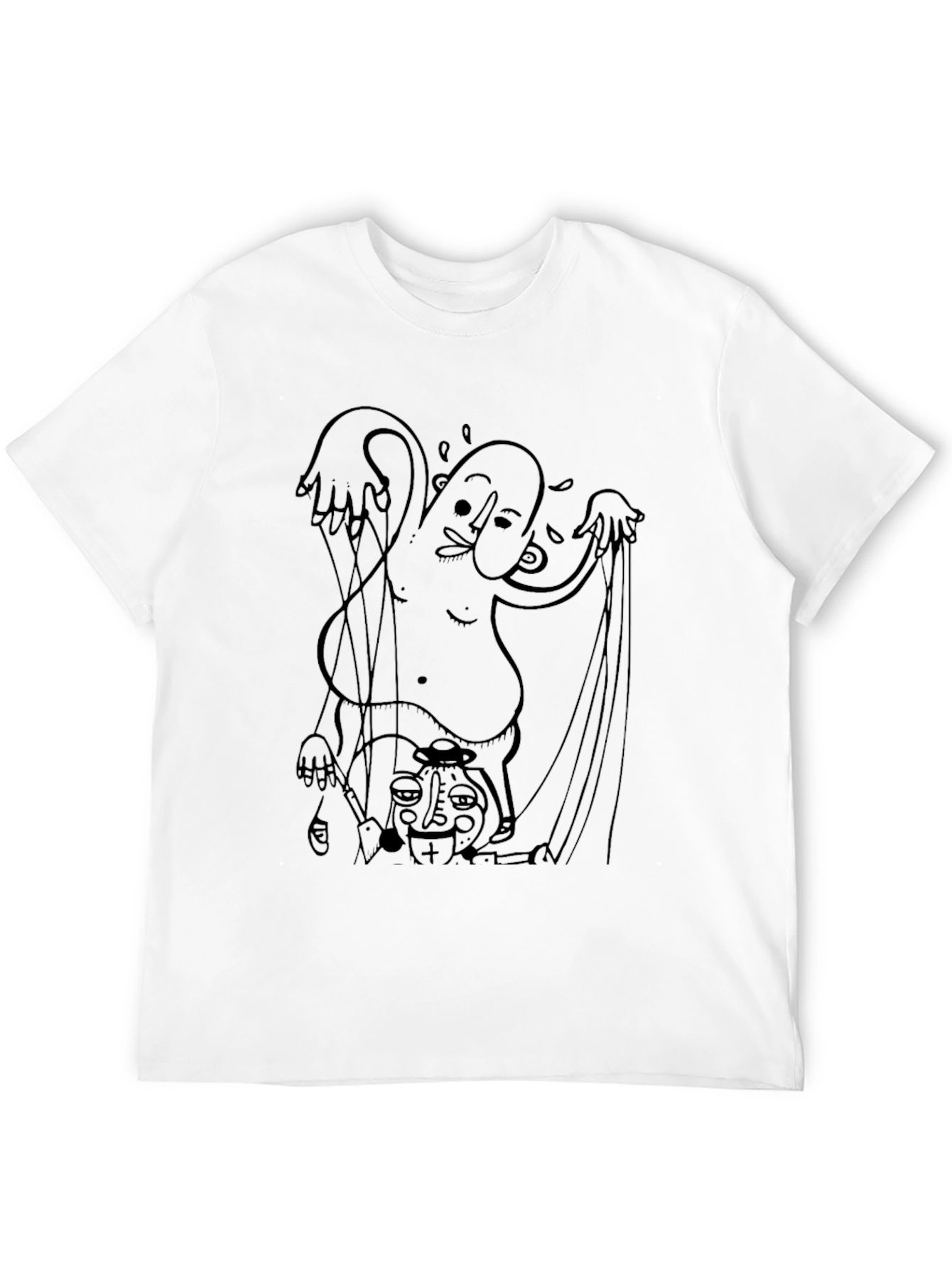 Unique Graphic Tee - Puppet Master Design