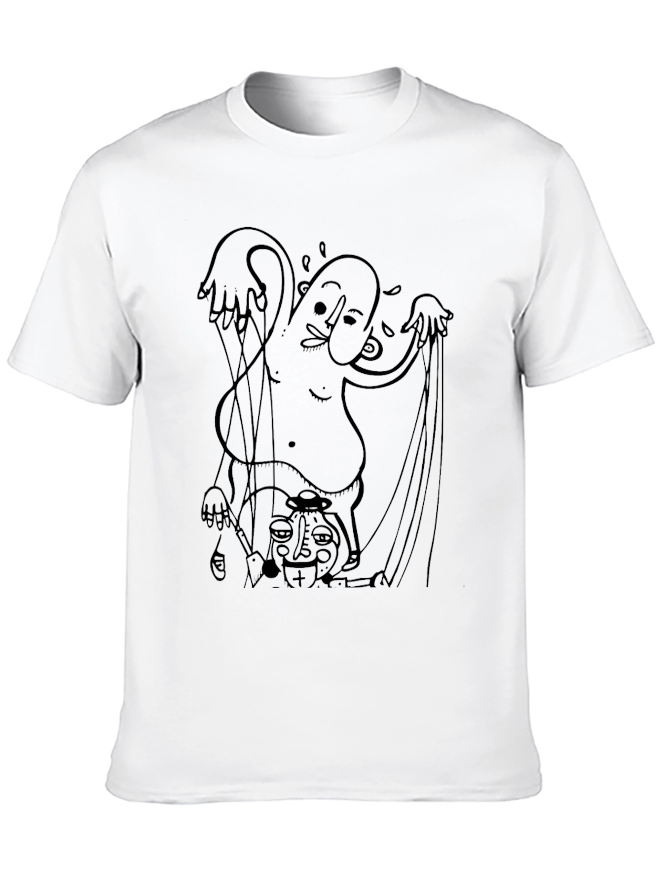 Unique Graphic Tee - Puppet Master Design
