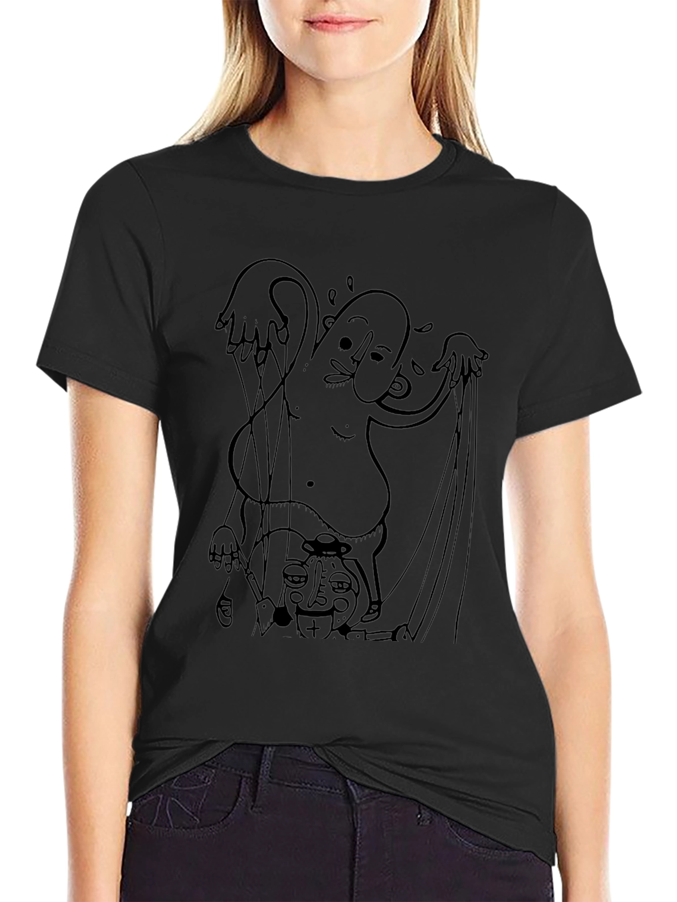 Unique Graphic Tee - Puppet Master Design