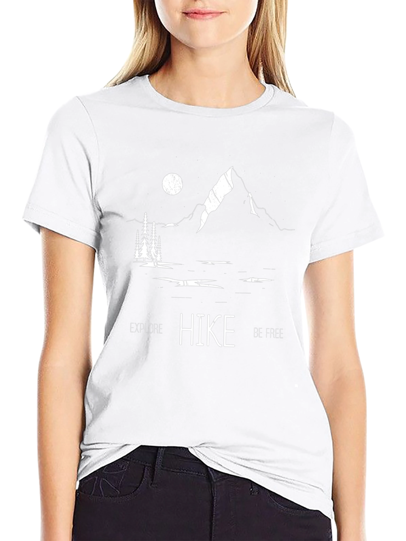 Explore Hike Be Free Graphic Tee