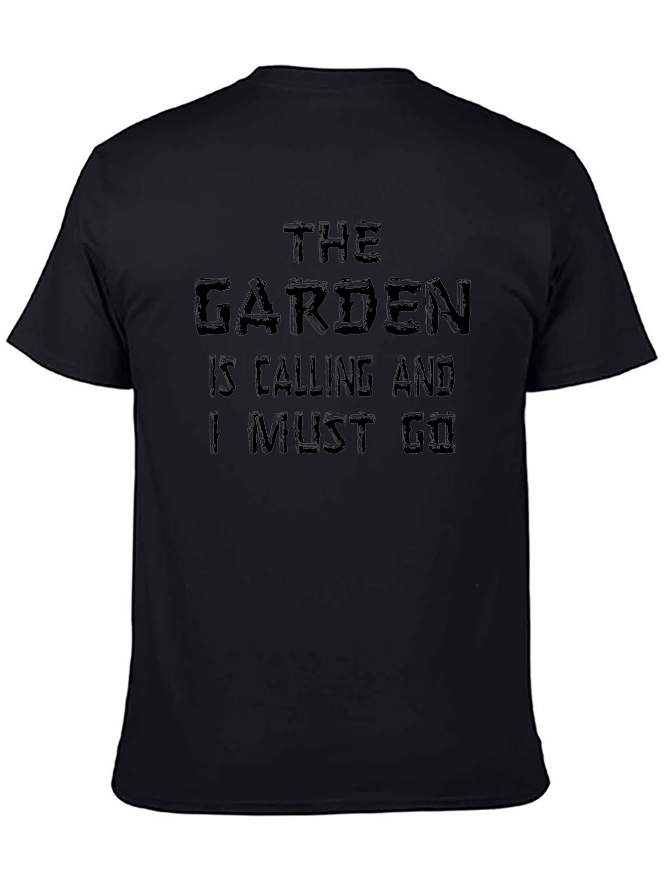 The Garden is Calling Black T-Shirt