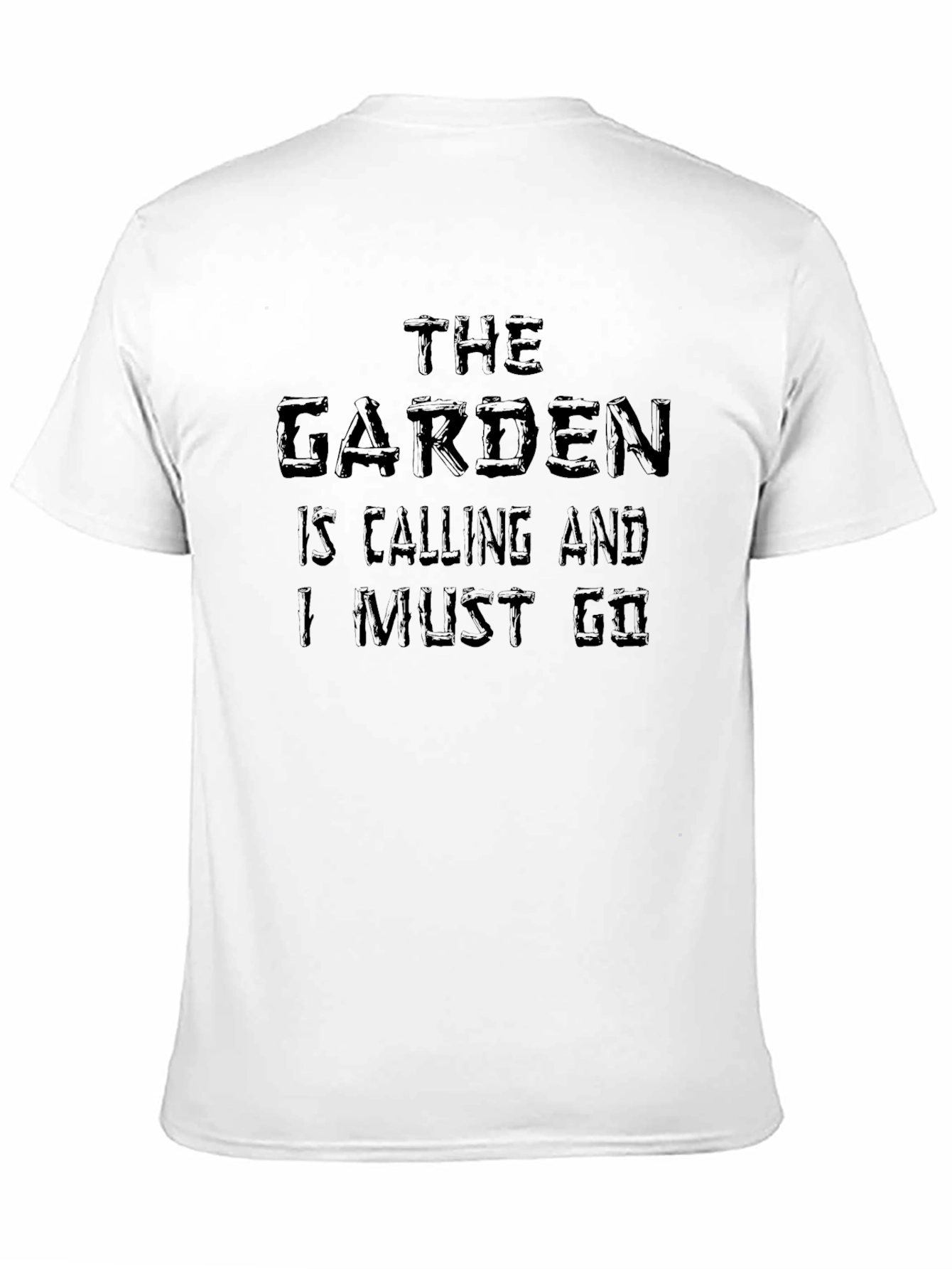 The Garden is Calling Black T-Shirt