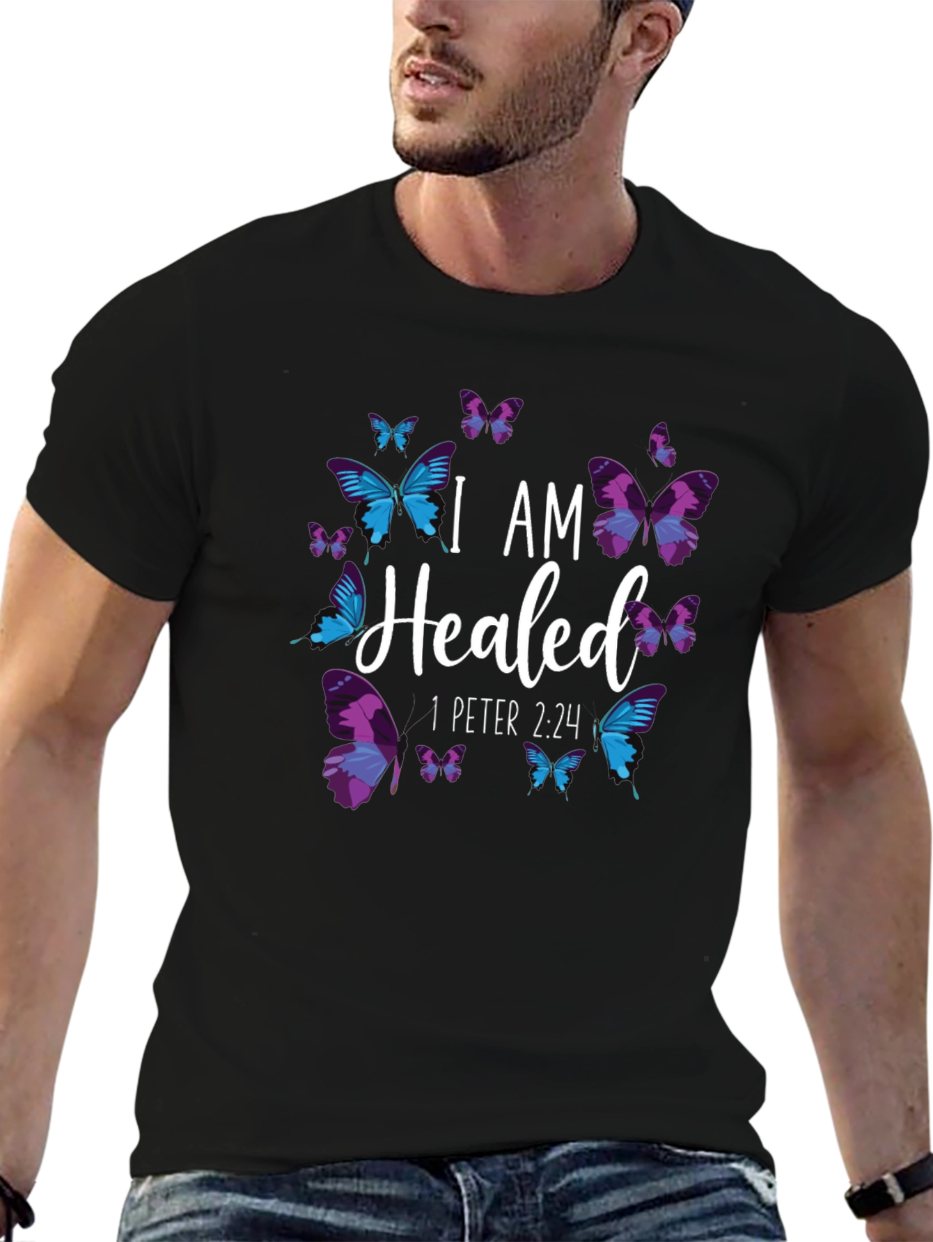 I Am Healed Butterfly T-Shirt
