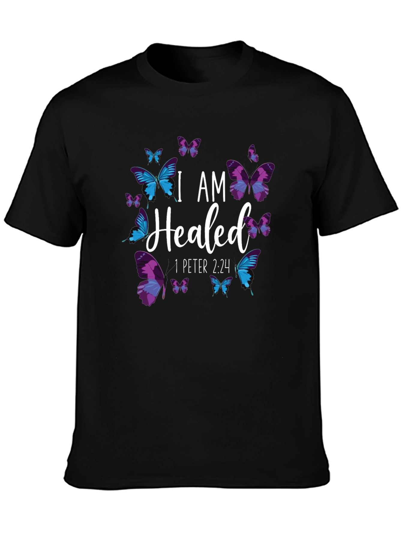 I Am Healed Butterfly T-Shirt