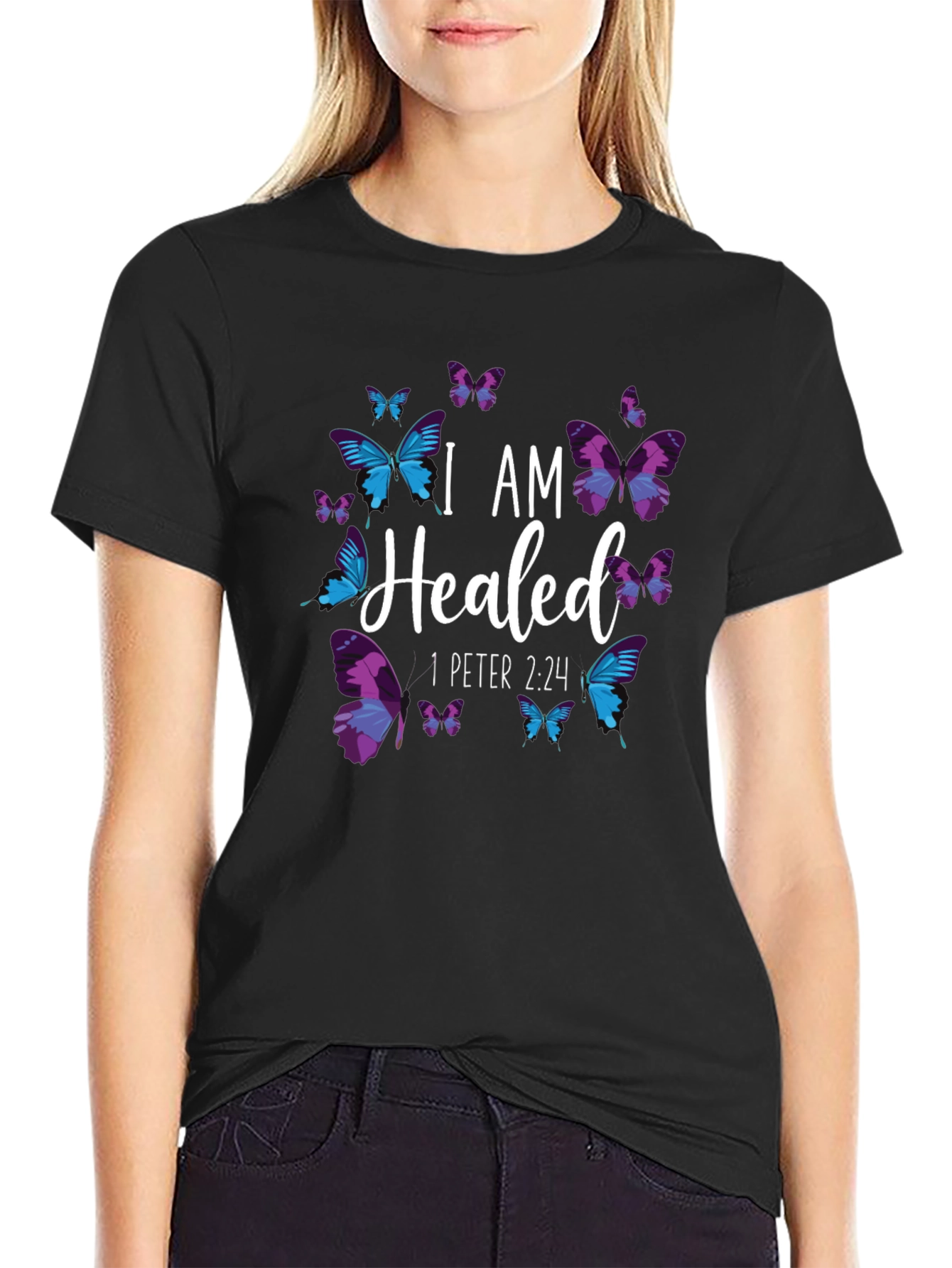 I Am Healed Butterfly T-Shirt