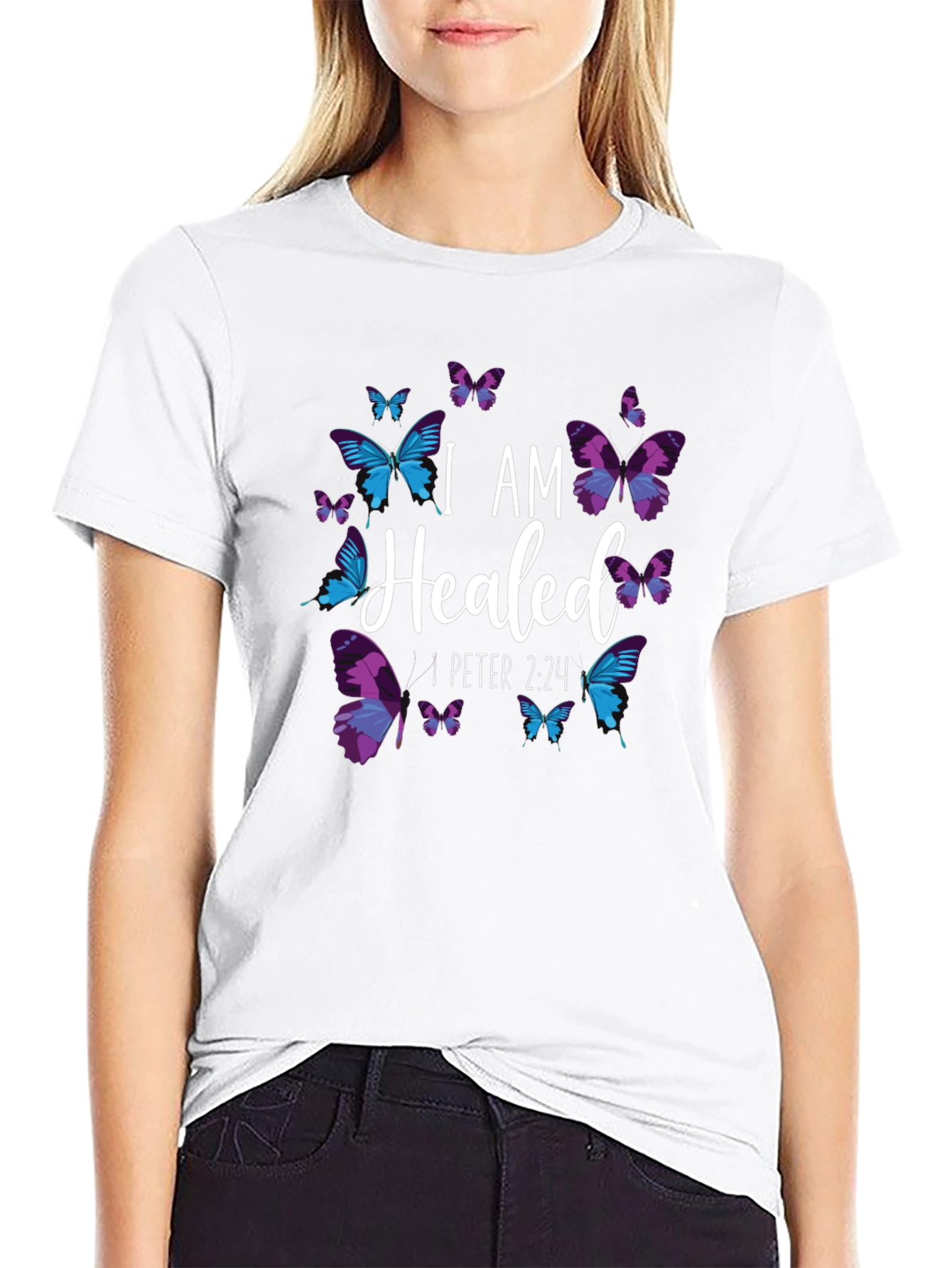 I Am Healed Butterfly T-Shirt