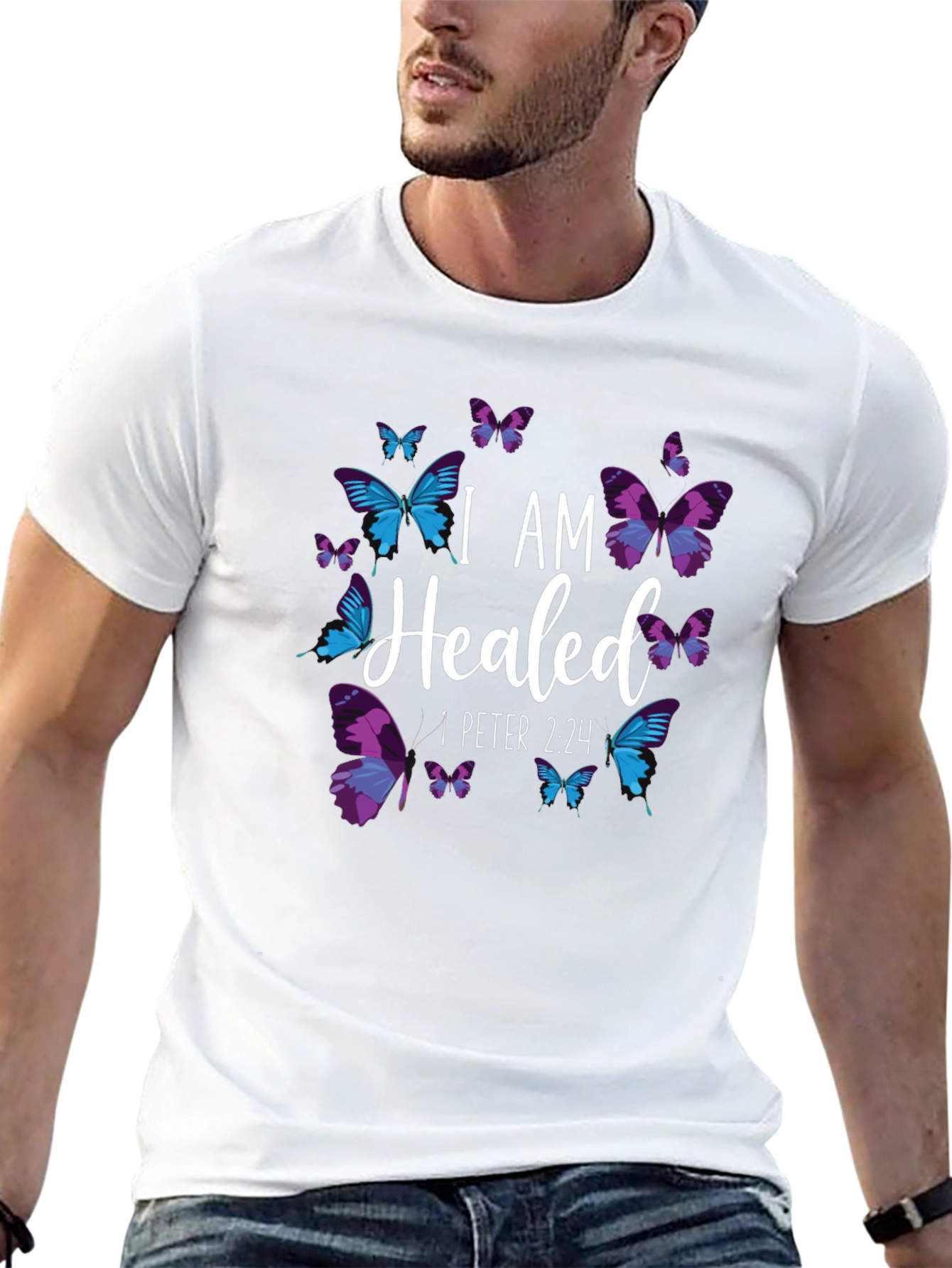 I Am Healed Butterfly T-Shirt