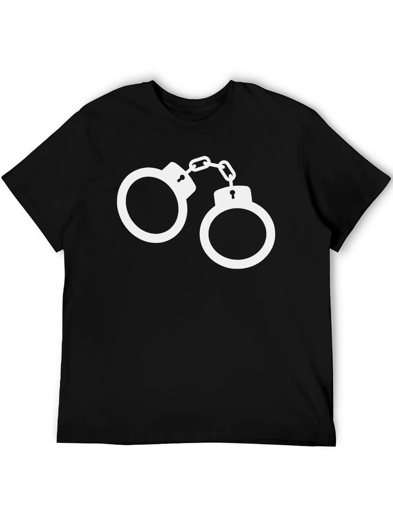 Novelty Handcuffs Graphic T-Shirt