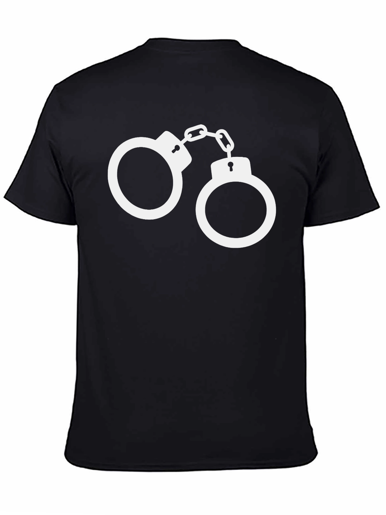 Novelty Handcuffs Graphic T-Shirt