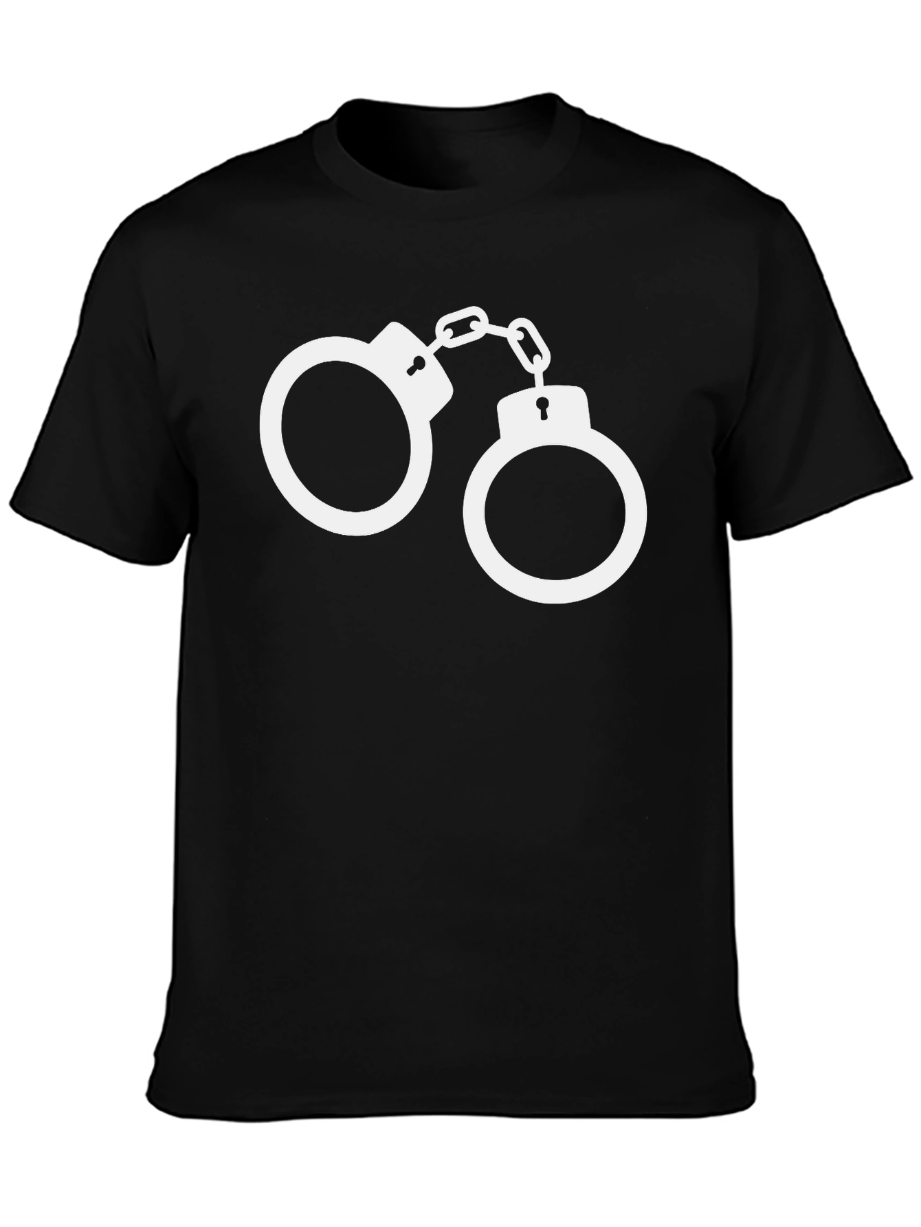 Novelty Handcuffs Graphic T-Shirt