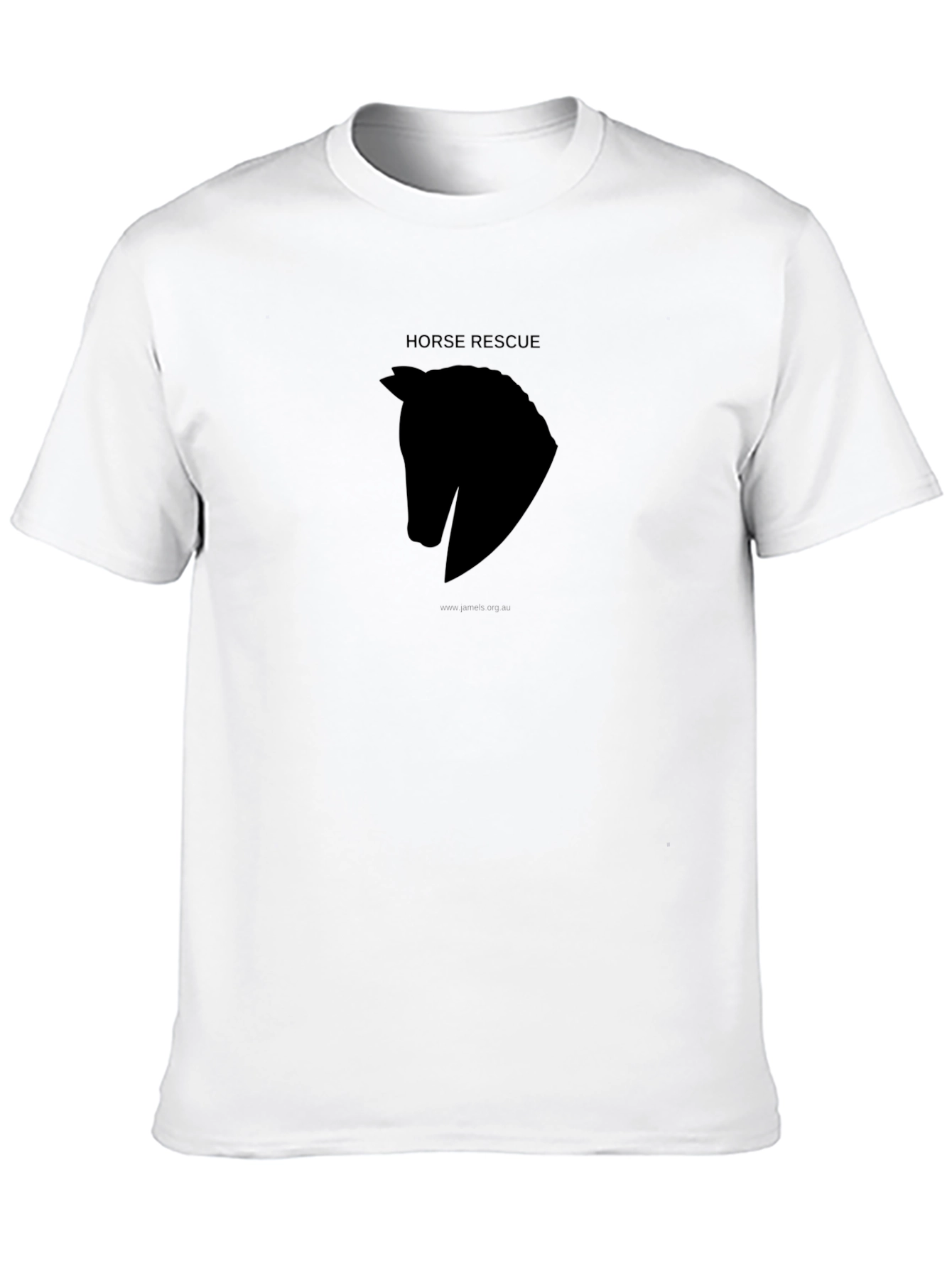 Horse Rescue Black Tee