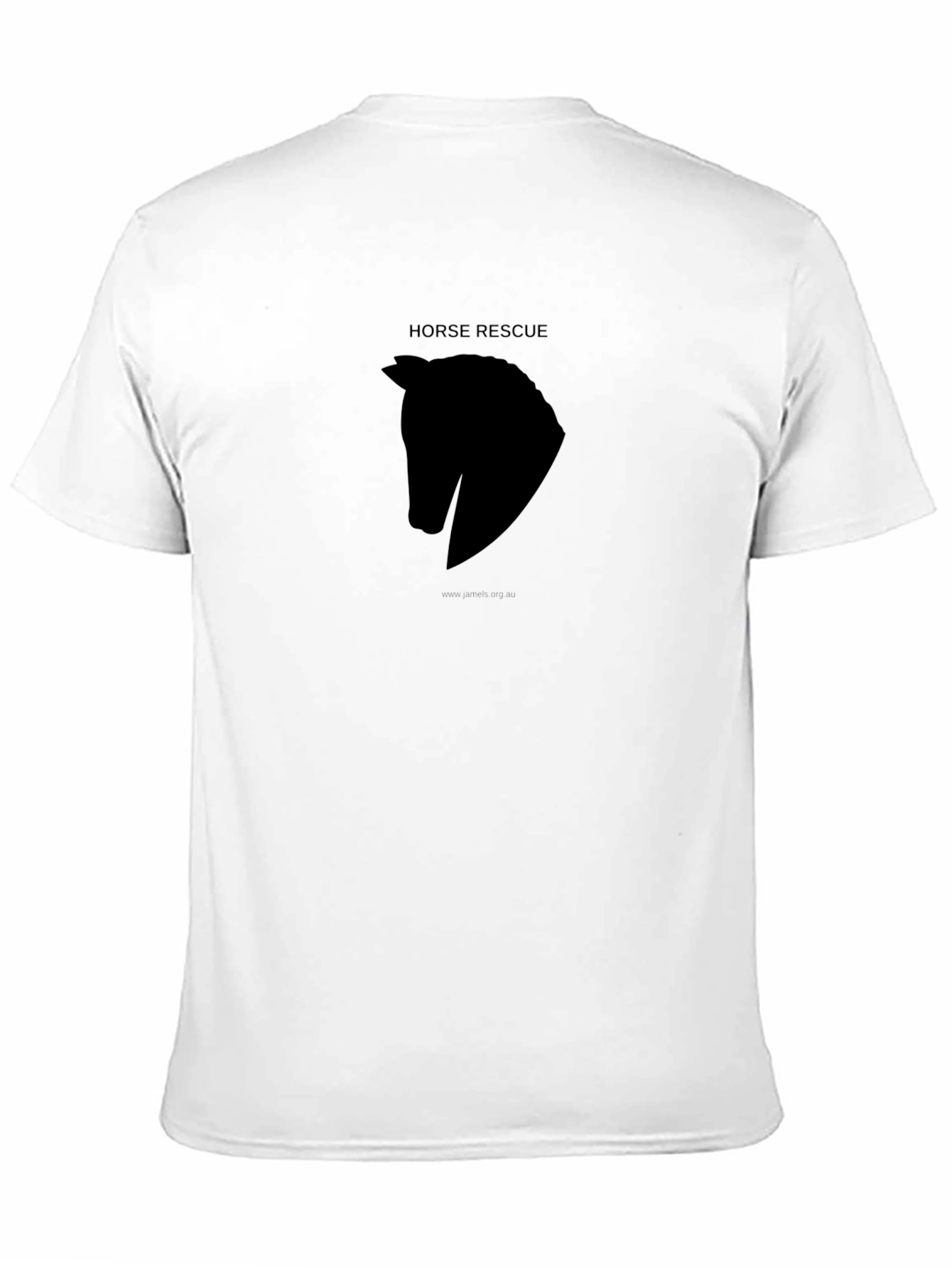 Horse Rescue Black Tee