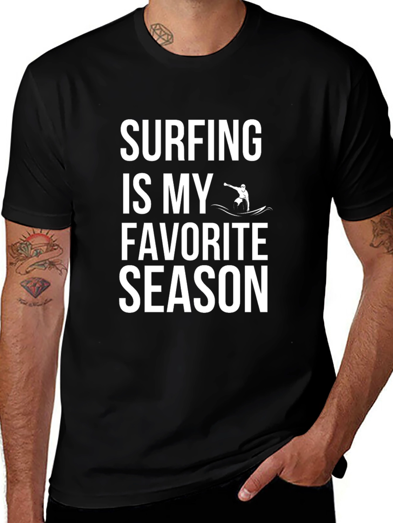 Surfing Is My Favorite Season Tee