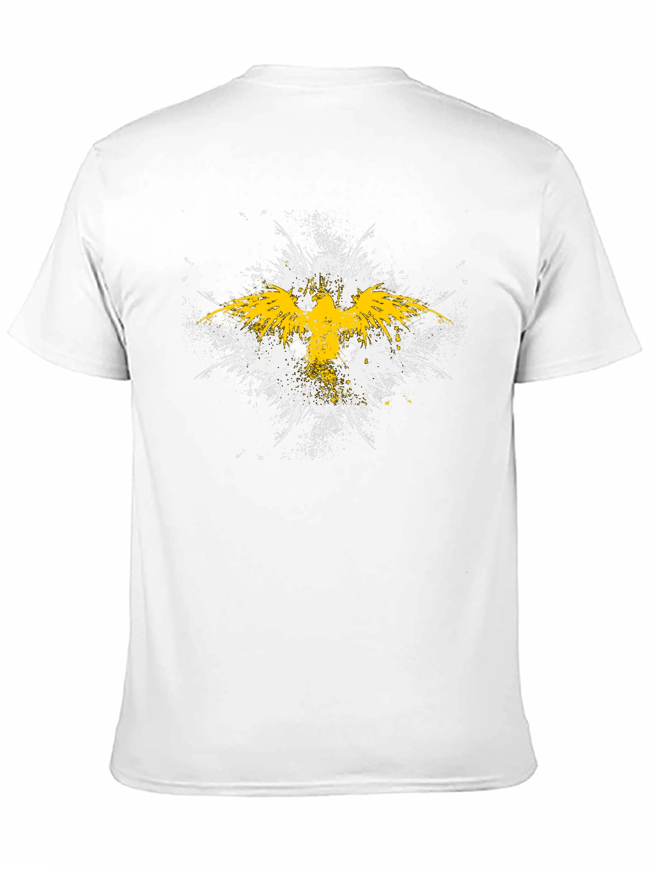 Abstract Eagle Graphic Black T-Shirt