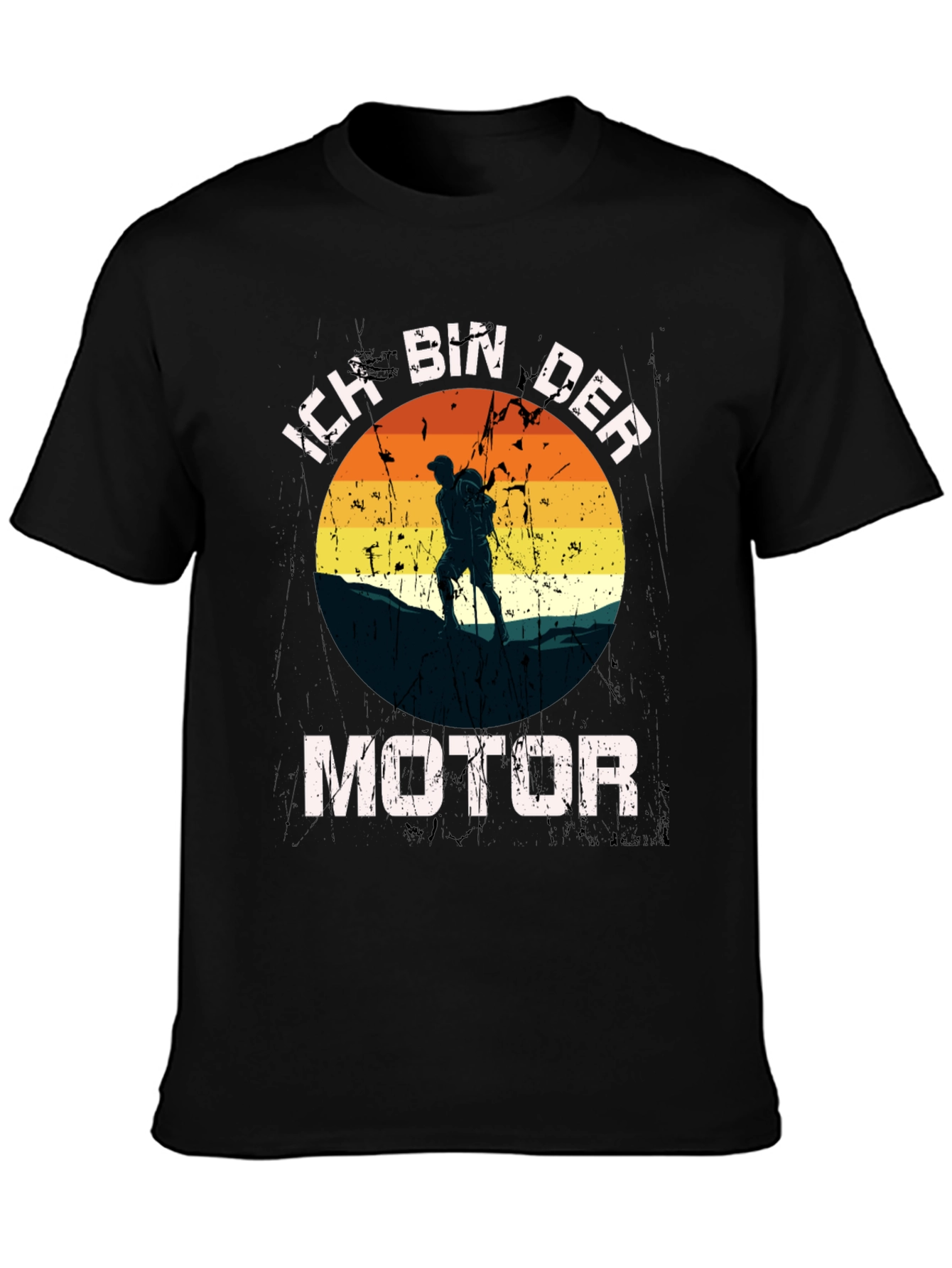 Ich Bin Der Motor Hiking T-Shirt
