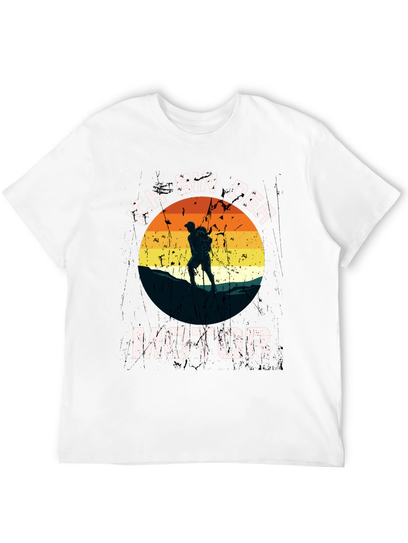 Ich Bin Der Motor Hiking T-Shirt