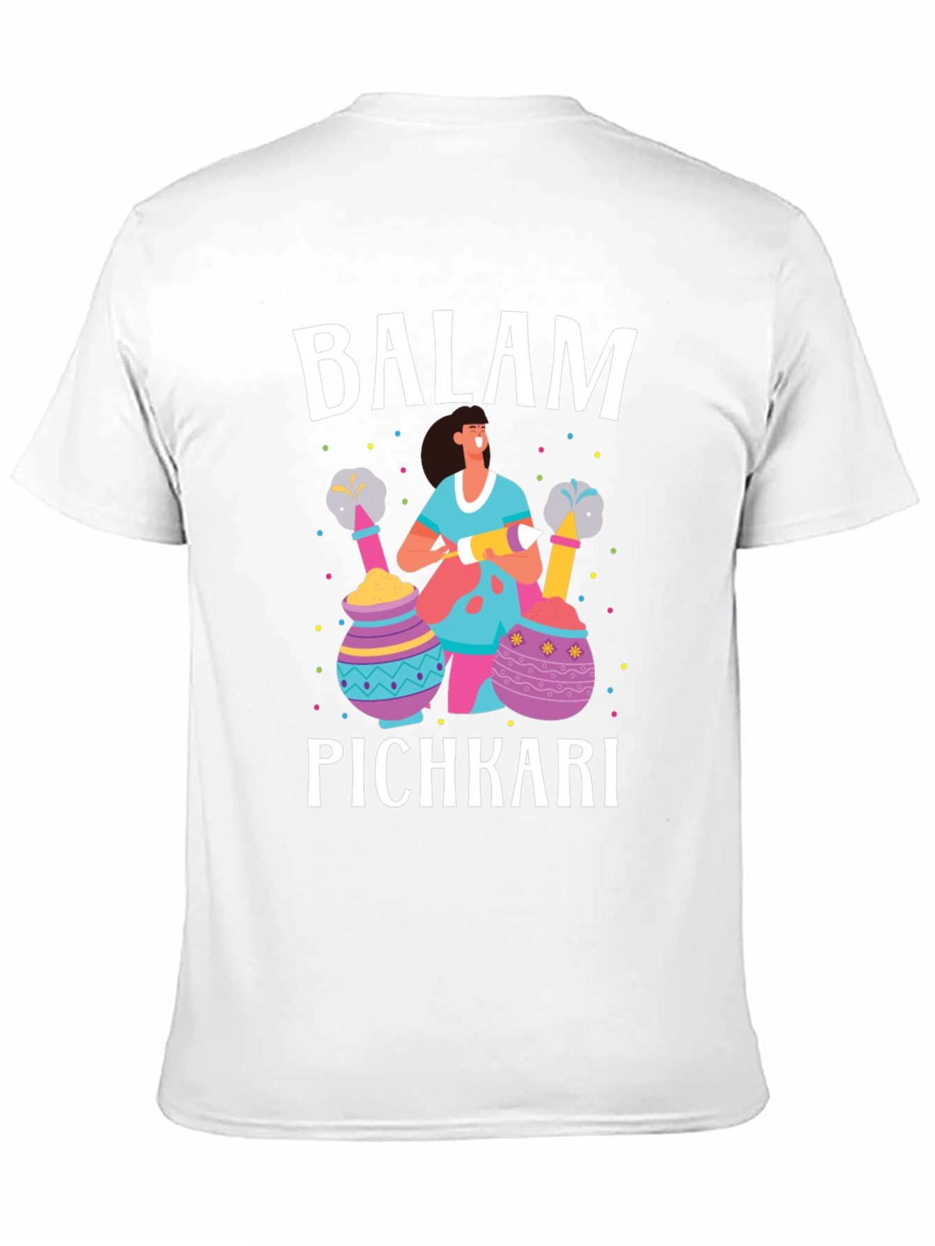 Balam Pichkari Holi Festival Graphic Tee
