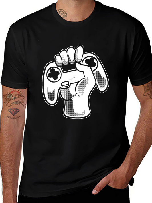 Gamers Grip Graphic Tee - Black