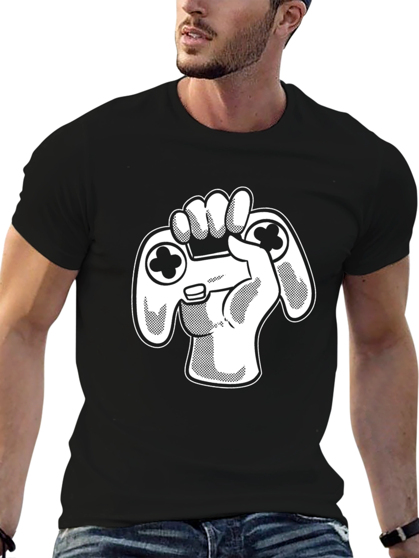 Gamers Grip Graphic Tee - Black
