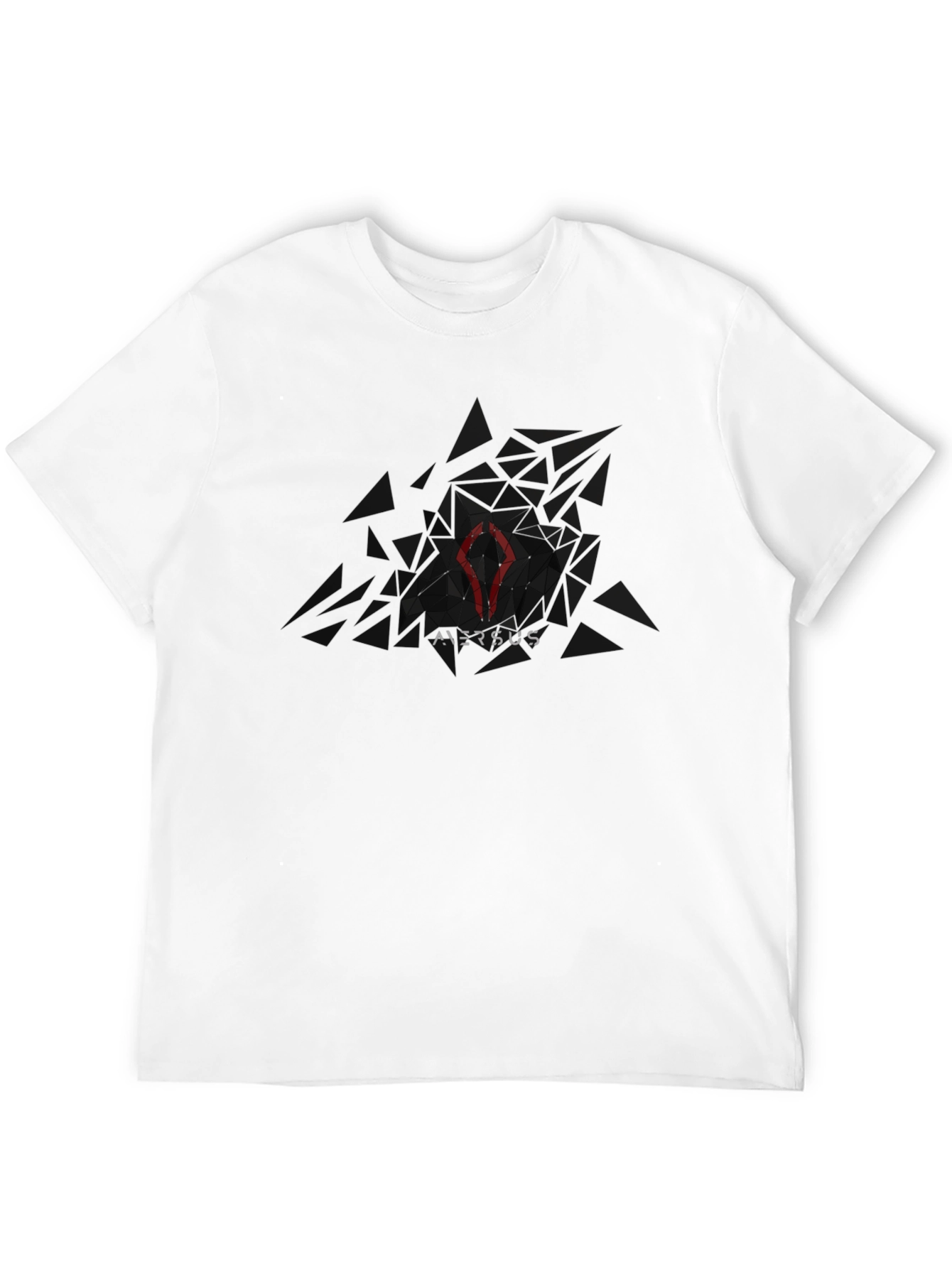 Mens Black Graphic Tee - Versus Design