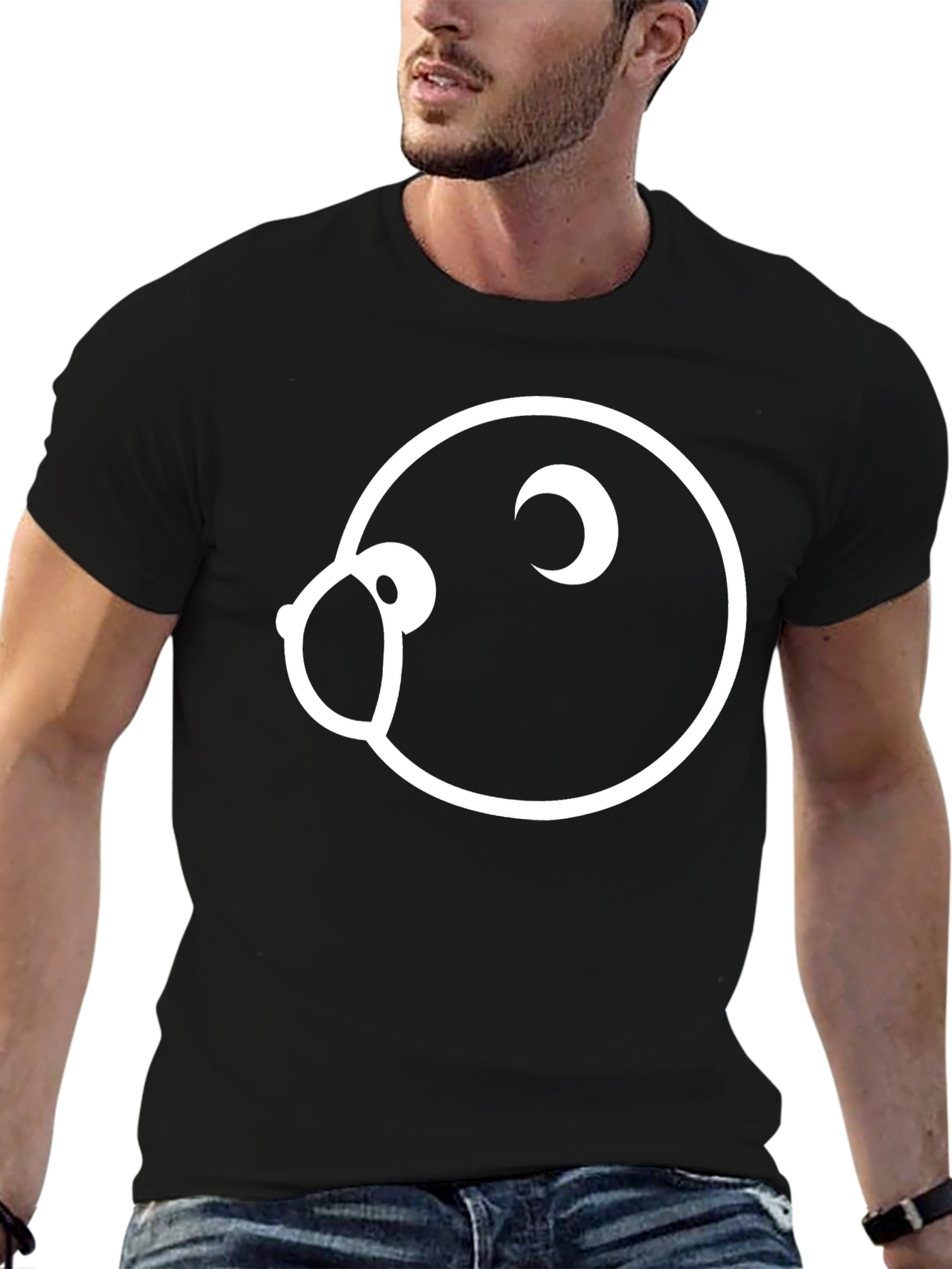 Cool Graphic Tee - Minimalist Bird Design