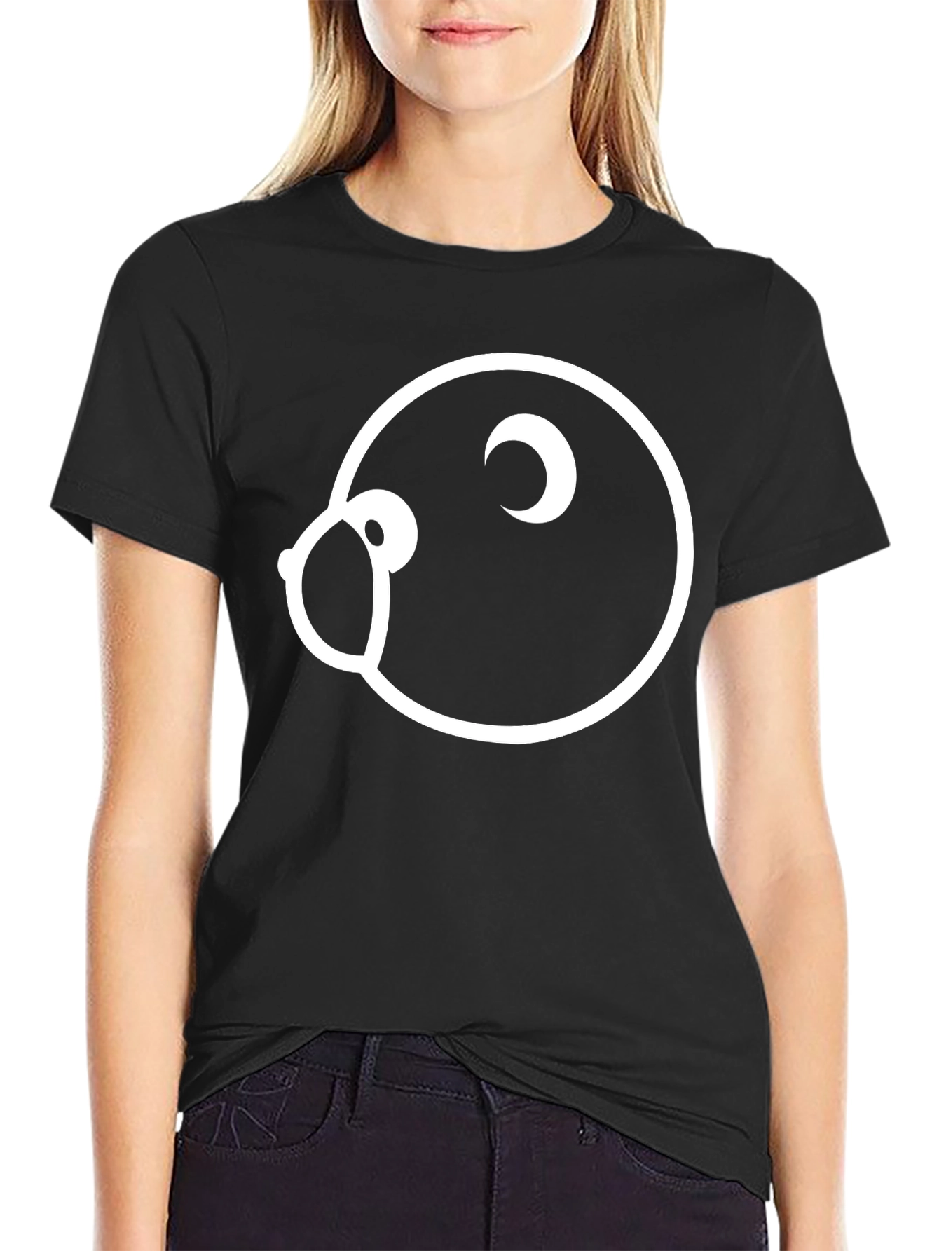 Cool Graphic Tee - Minimalist Bird Design