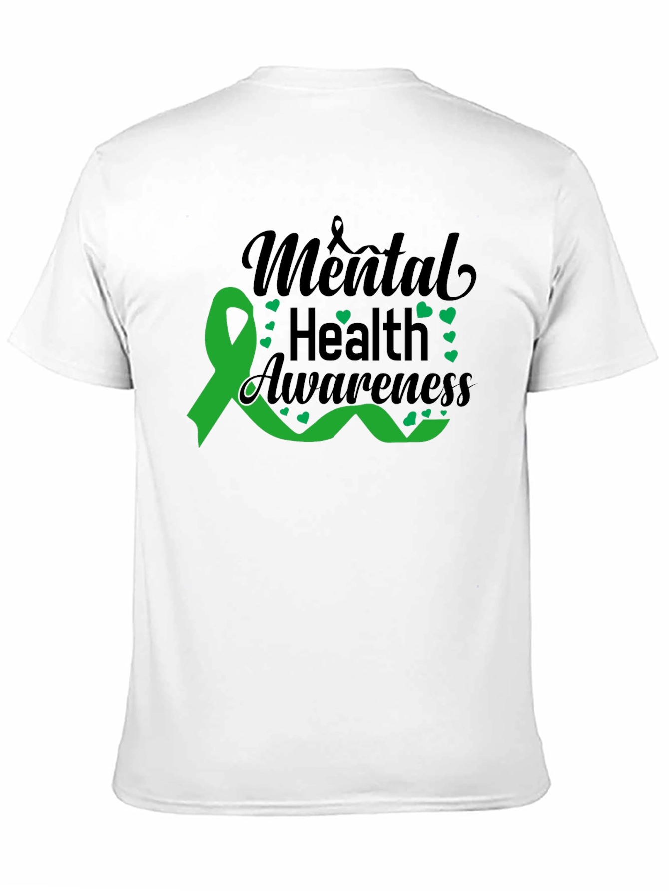 Mental Health Awareness Ribbon Graphic T-Shirt