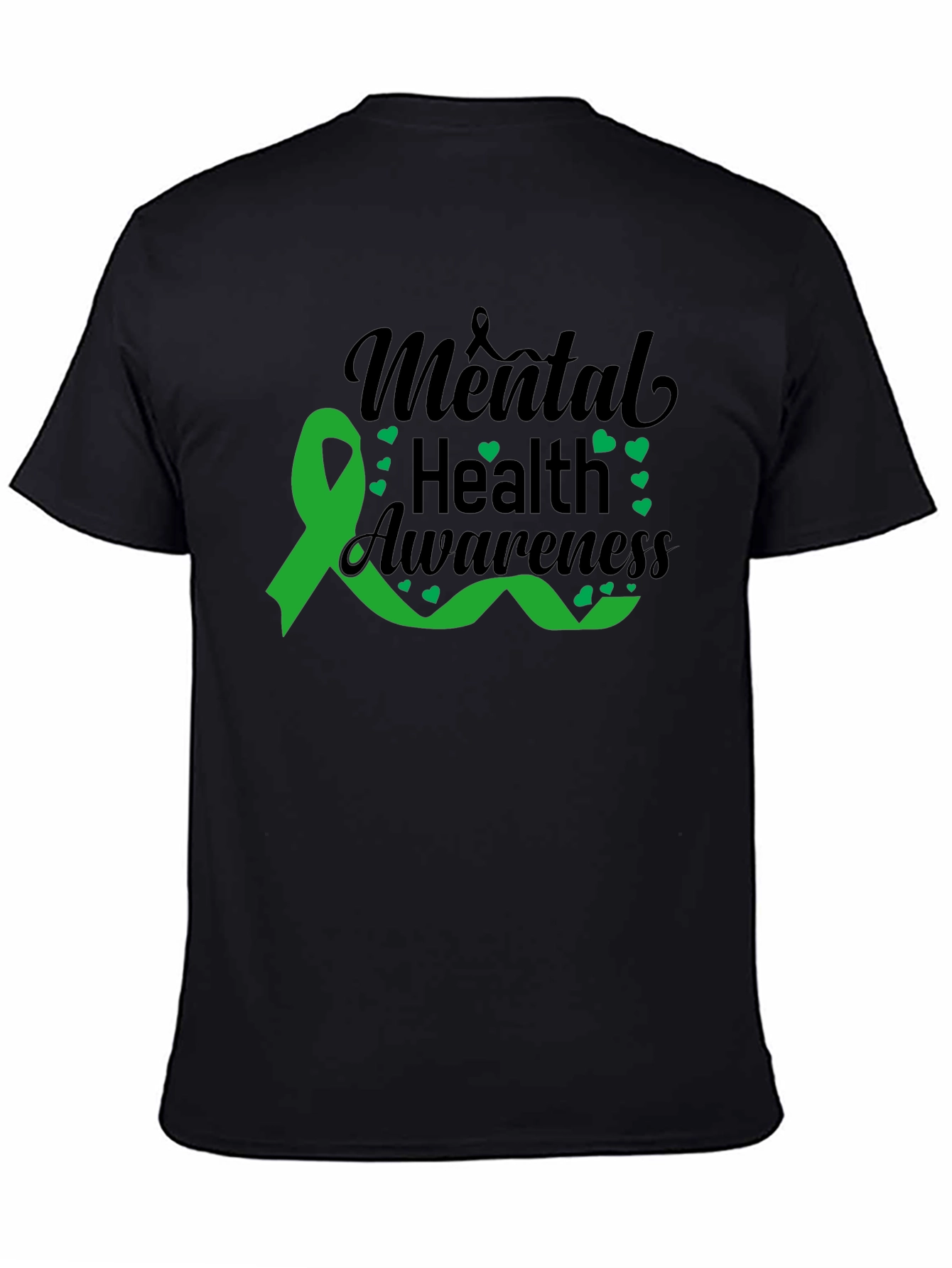 Mental Health Awareness Ribbon Graphic T-Shirt