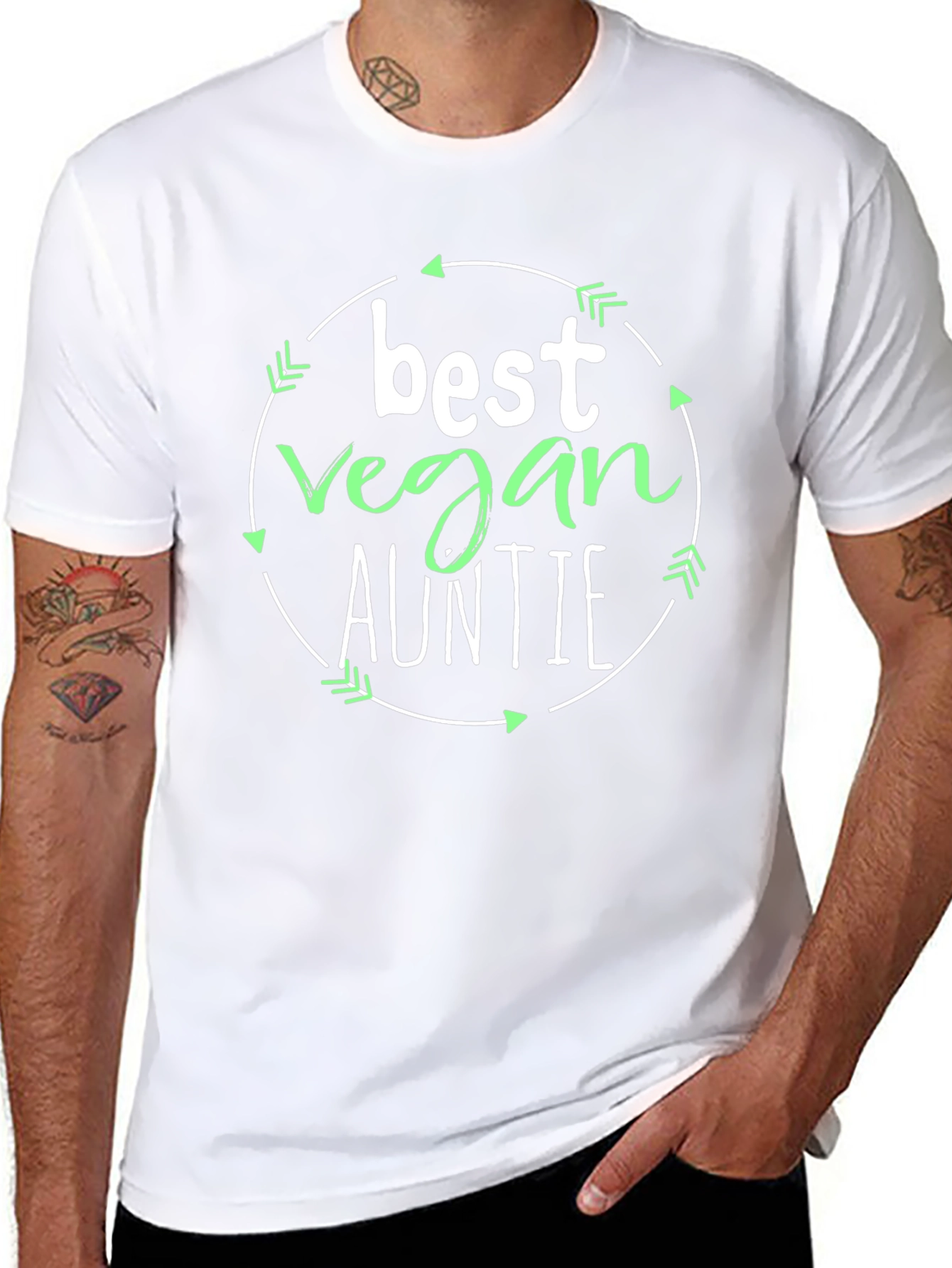 Best Vegan Auntie T-Shirt - Fun Gift Idea!