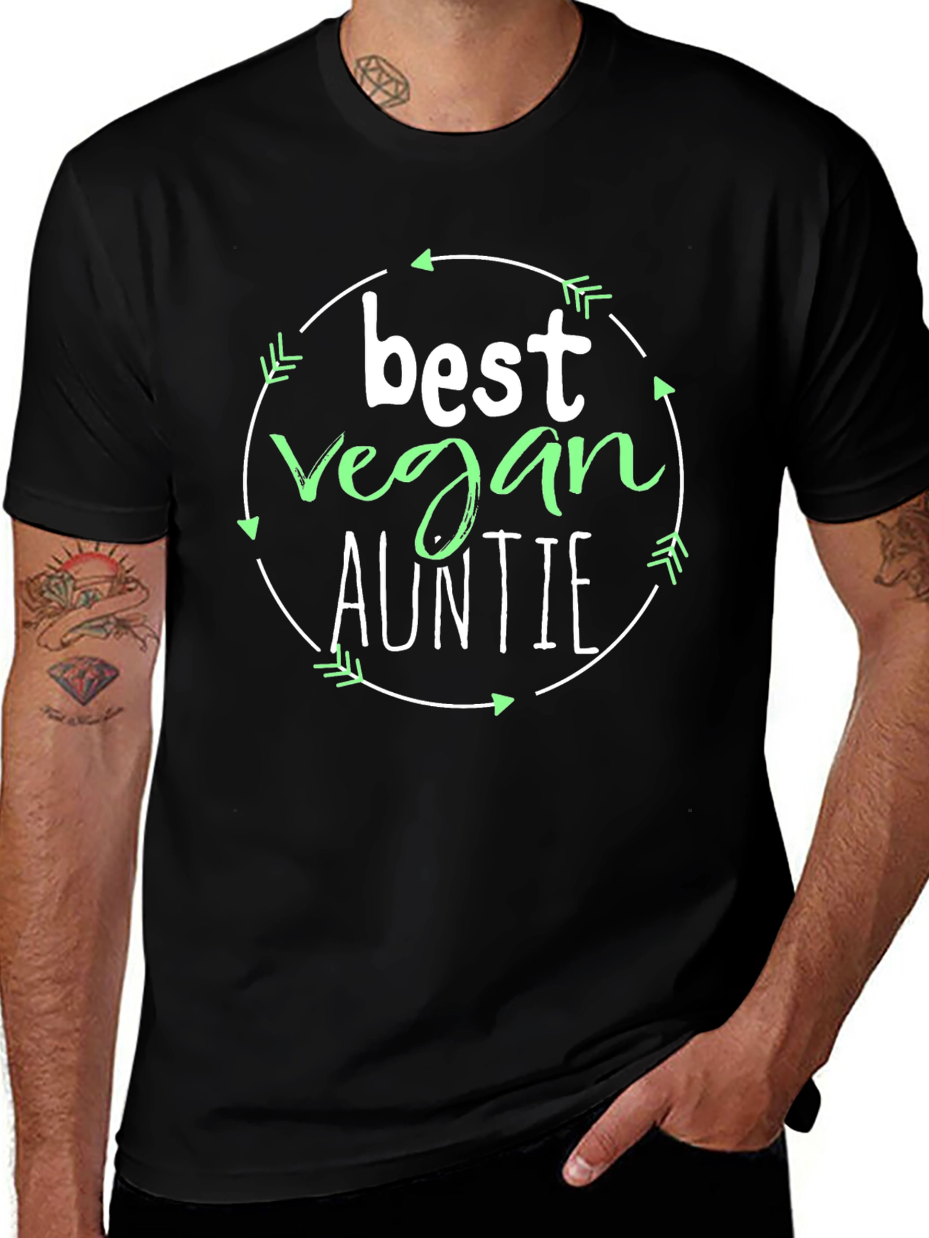Best Vegan Auntie T-Shirt - Fun Gift Idea!