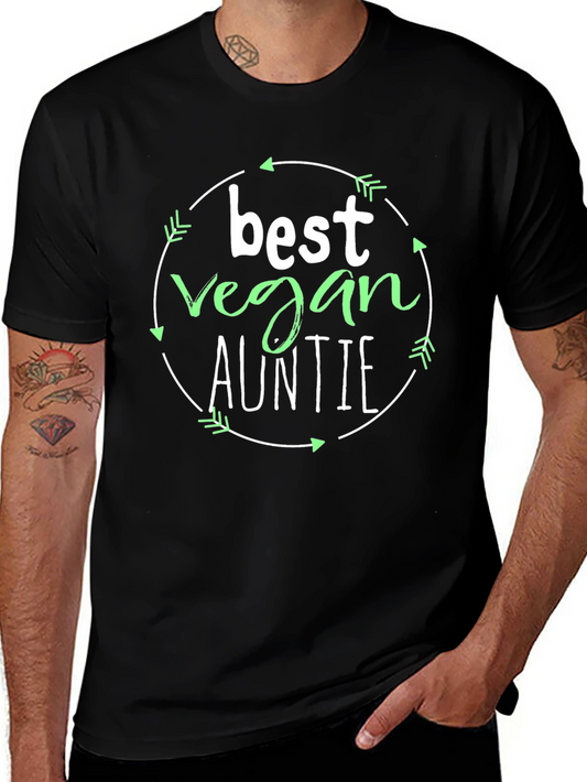 Best Vegan Auntie T-Shirt - Fun Gift Idea!