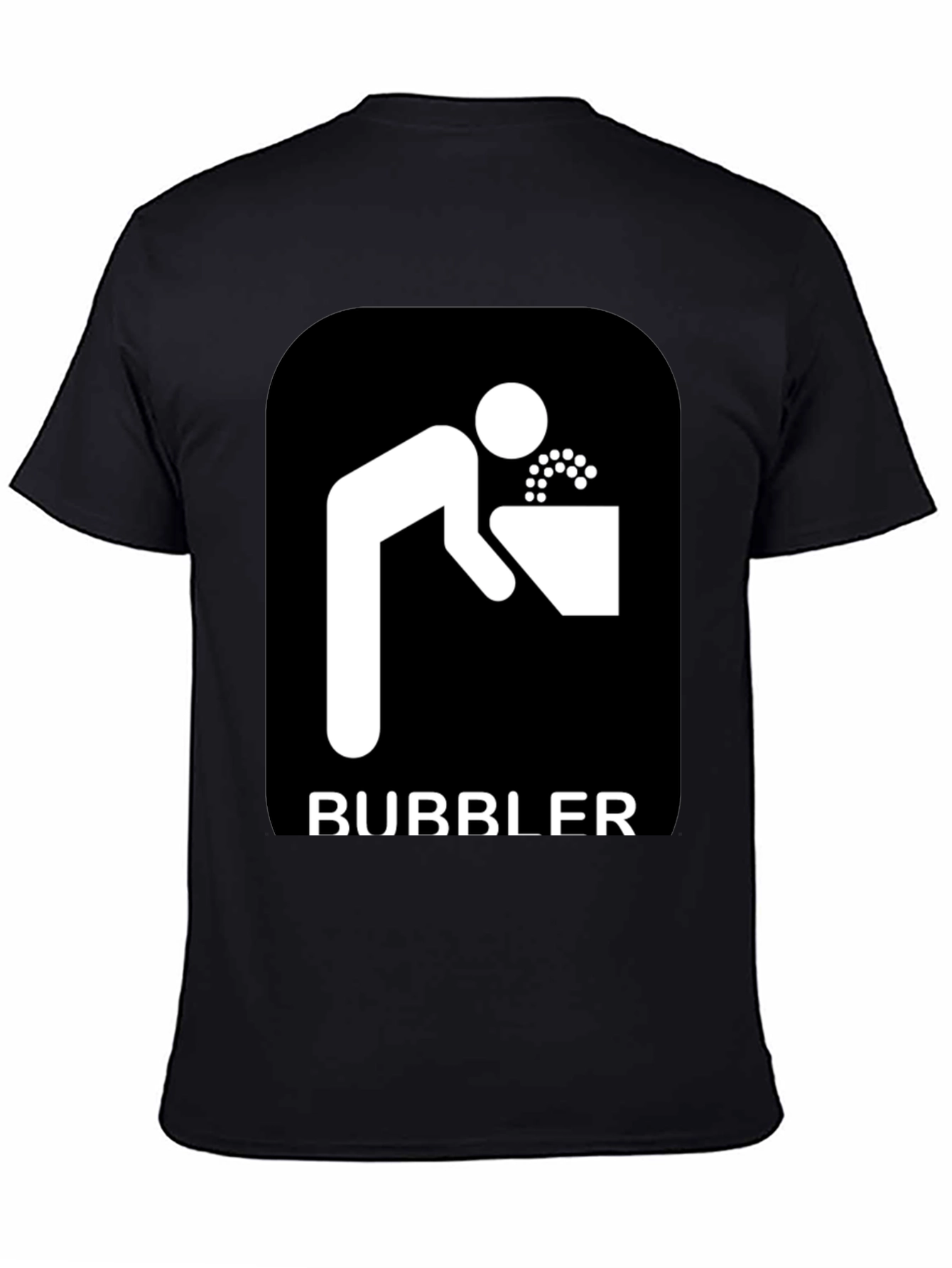 Bubbler Graphic Tee - Novelty Drinking Fountain Design