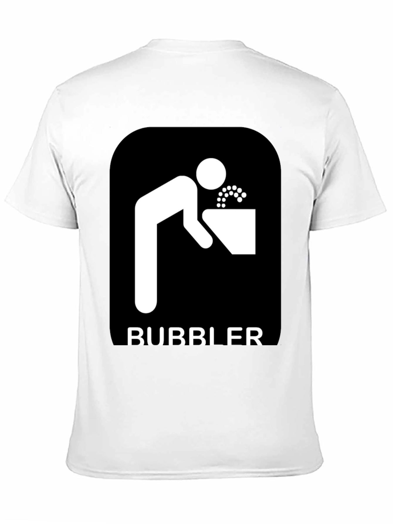 Bubbler Graphic Tee - Novelty Drinking Fountain Design
